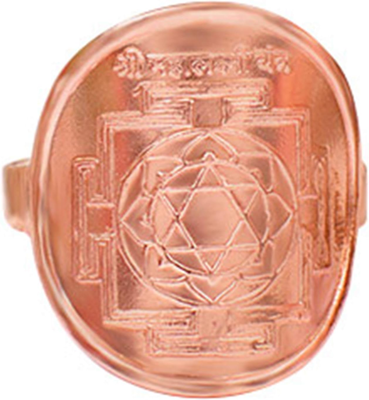 GenericRudra Centre Shree Mahalakshmi Yantra Ring - Copper