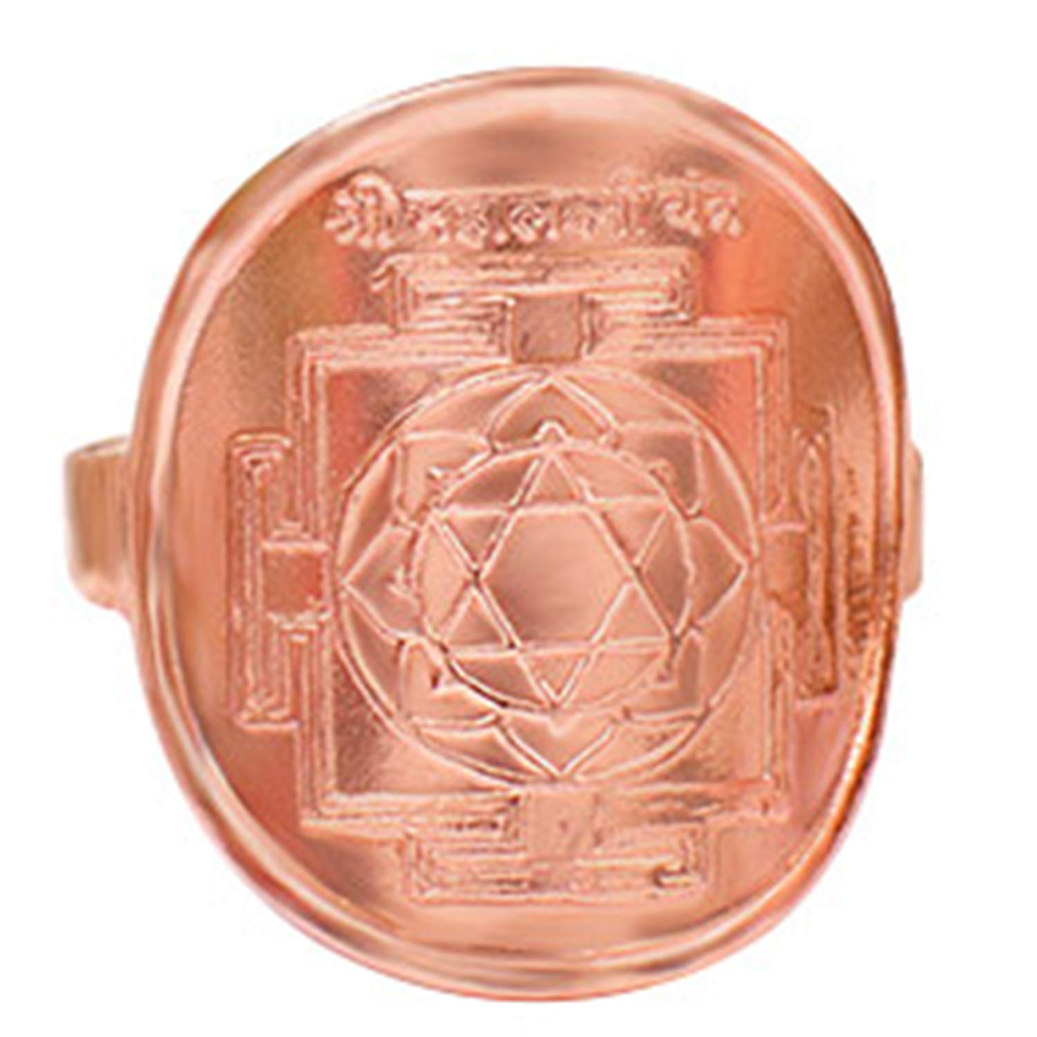 GenericRudra Centre Shree Mahalakshmi Yantra Ring - Copper