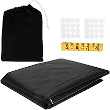 Levemolo 1 Conjunto De Cortina Persianas Blackout Capa De Janela Blackout Sombra Escurecimento De Quarto Acessórios De Quarto Blackout Capa Saco Medidor Vara Sombreamento Completo X57 Pano