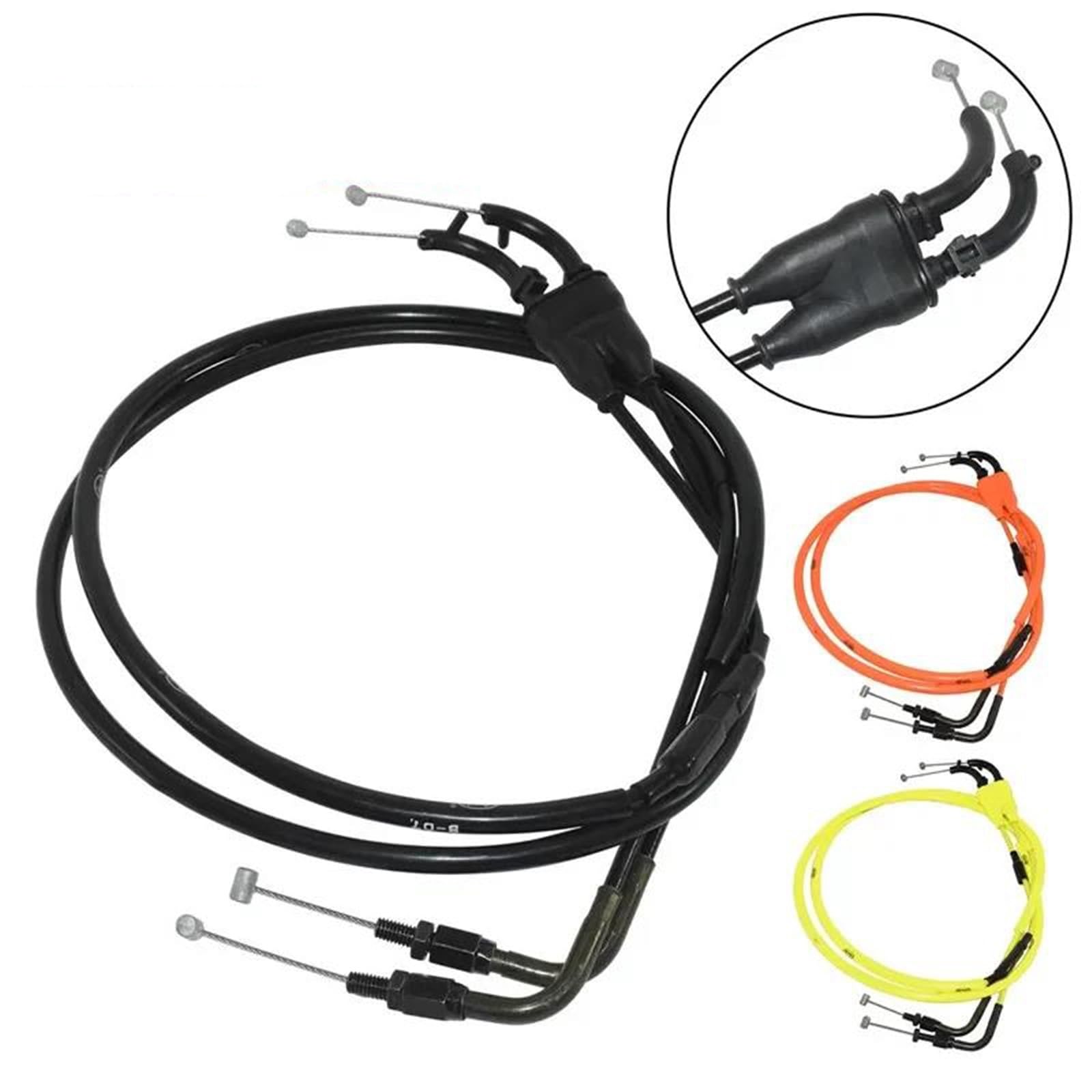 Cavo Acceleratore Per Moto 2 Pezzi In Filo Di Acciaio Per Yamaha MT-09 MT09 FZ-09 FZ09 2014 2015 2016 2017 2018 2019 2020