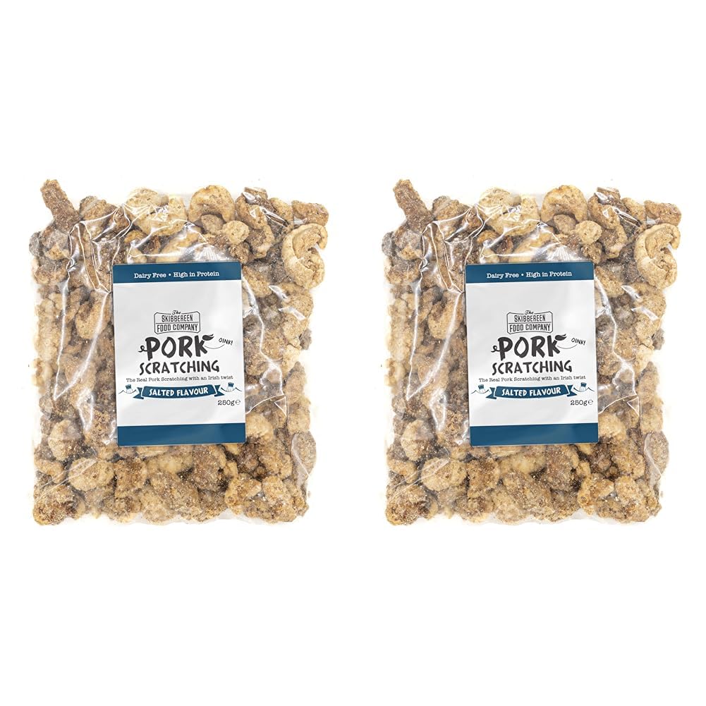 Scratch Y Pork Bulk Pork Crackling - Chorizo Pork Scratchings - 100% Pork Rinds - Low Carb High