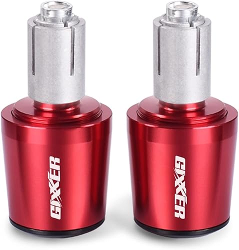 Miniatura 5 de Manillar de motocicleta para manubrio de peso final Puños tapa anti vibración Silder Plug para Suzuki Gixxer 150sf 250sf 155 accesorios (color negro)