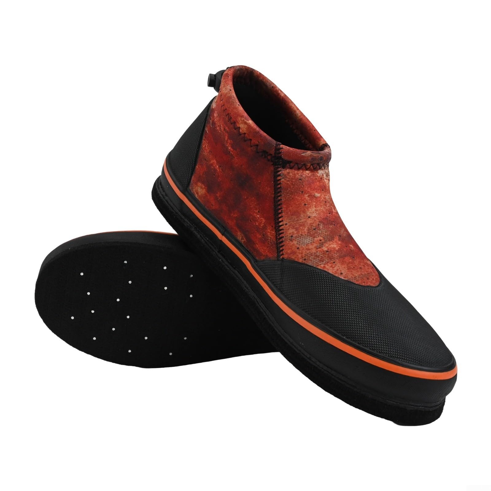 Botas de pesca unisex con suela de fieltro con clavos de acero, neopreno de 3 mm para mayor comodidad y estabilidad en rocas y terrenos fangosos