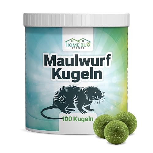 Maulwurf Vertreiber - 100 Maulwurfkugeln zum Maulwurf vertreiben Effiziente Anti