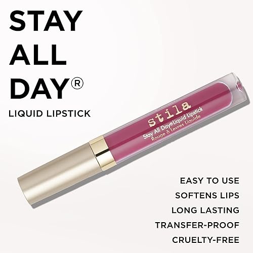 Miniatura 4 de stila Stay All Day - Lápiz labial líquido transparente, 0.10 onzas