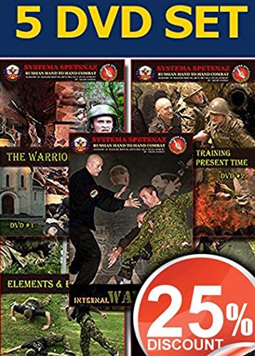 MARTIAL ART TRAINING DVDS by RUSSIAN SYSTEMA SPETSNAZ - 5 DVD set of Street Self-Defense Training – Close Hand To Hand Combat – 25% OFF