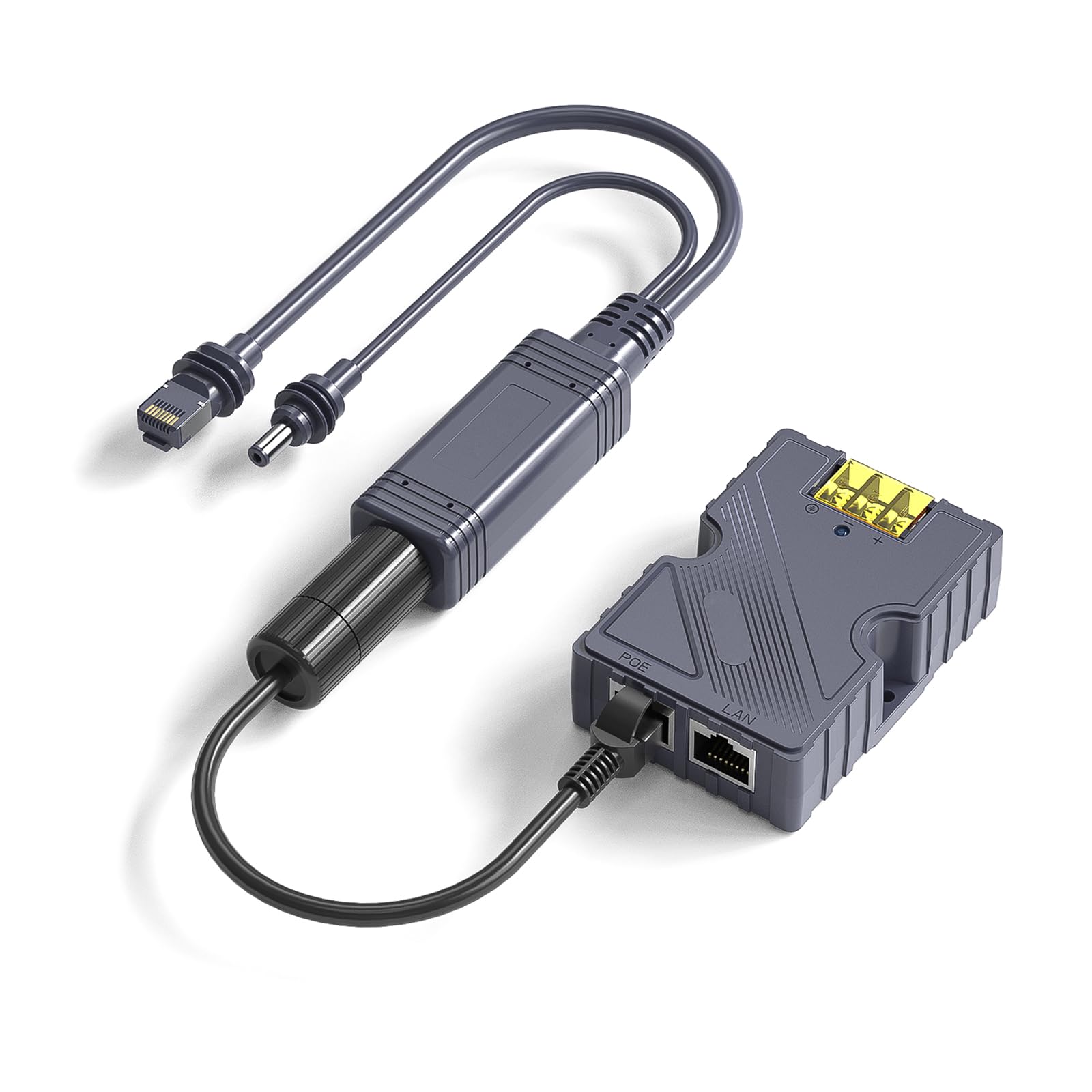 Répartiteur Gigabit Power Over Ethernet isolé 100 W Interfaces RJ45 Puissance de Sortie Vitesse de 1000 Mbps pour la Transmission de données Dishy Installation Facile