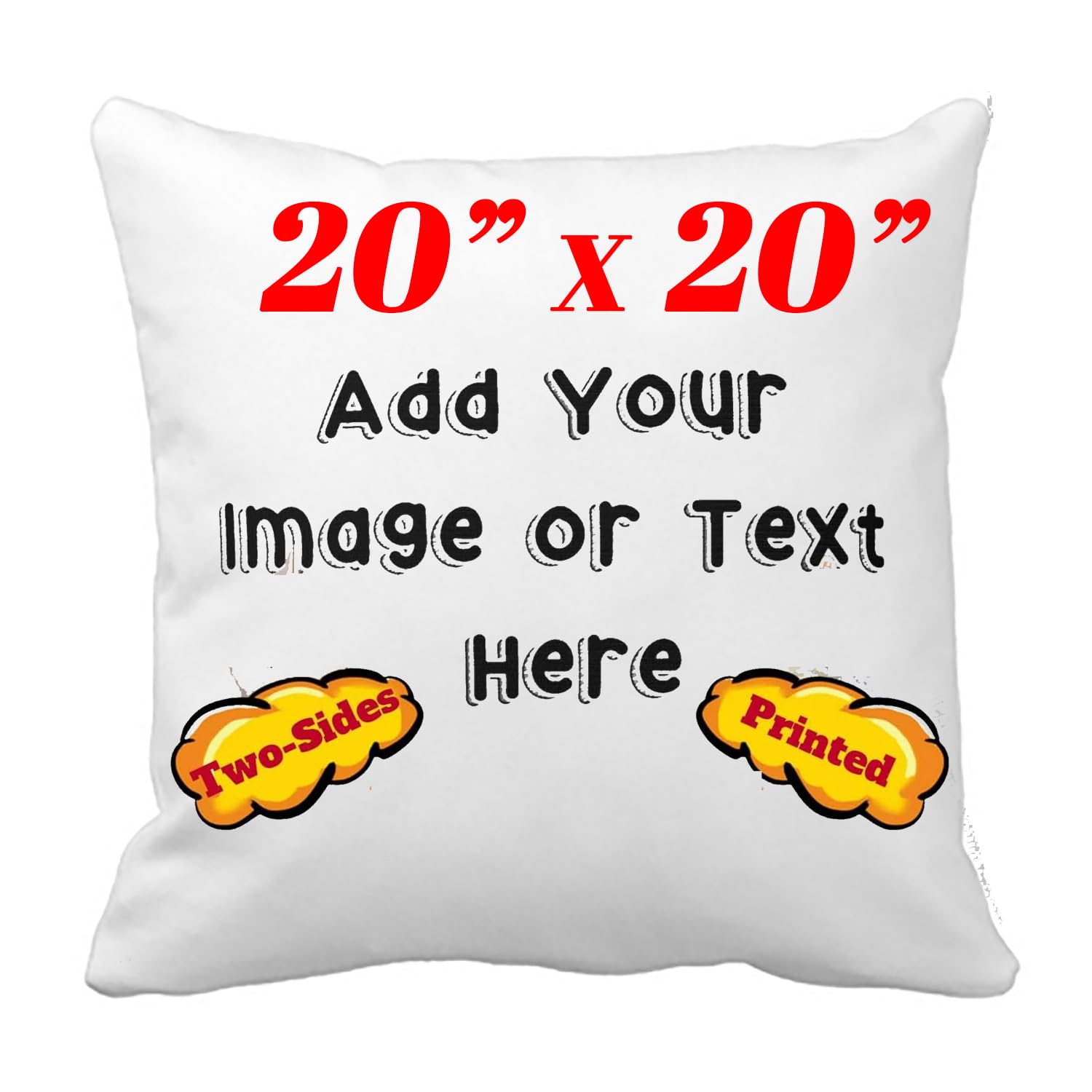Custom Design Photo or Text Outdoor/Indoor Throw Pillowcase, Personalized Pet Photo Pillow, Wedding Keep Throwing Pillow, Birthday Present, Memorial Gift