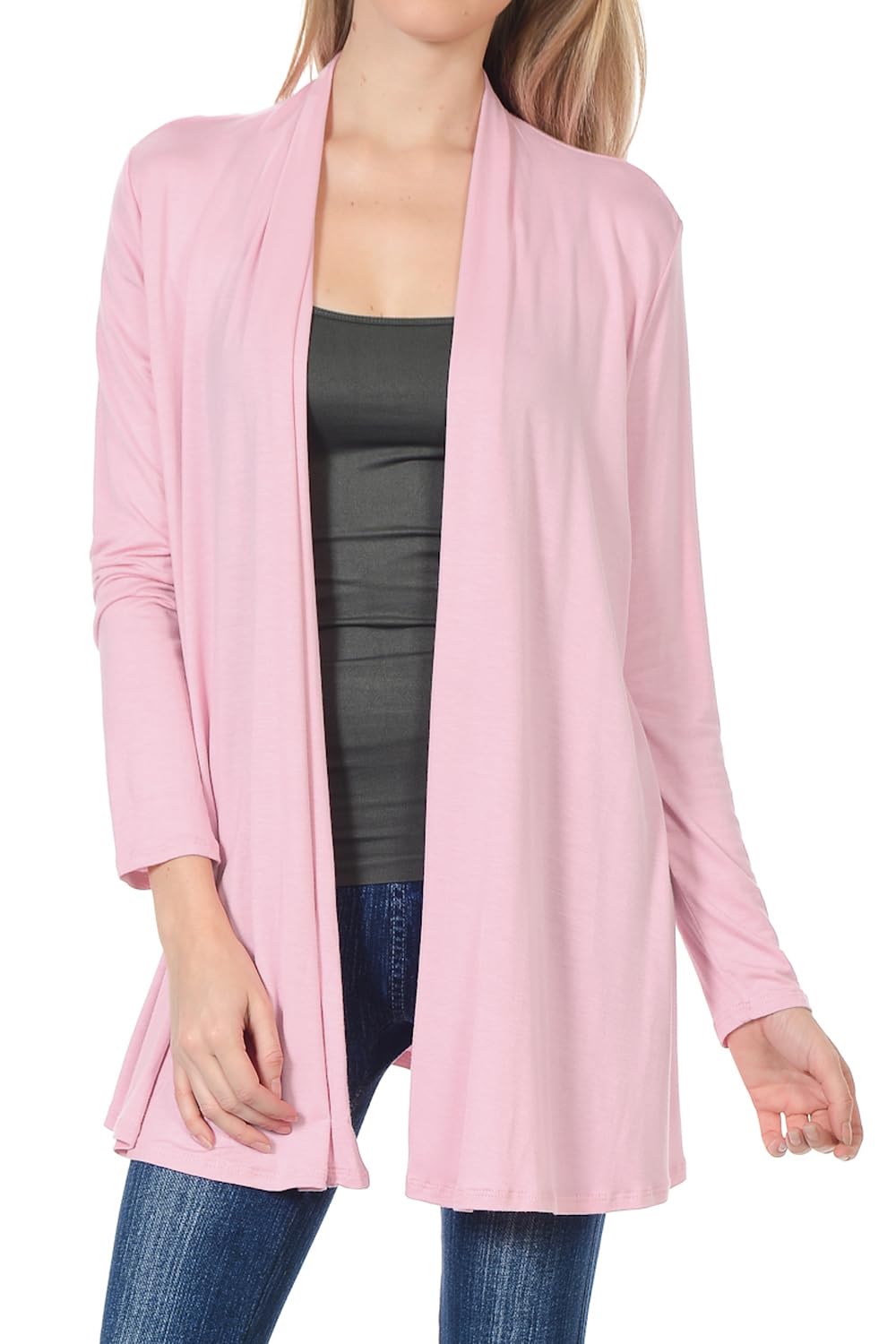 Pastel by Vivienne Women's Long Sleeve Jersey Cardigan