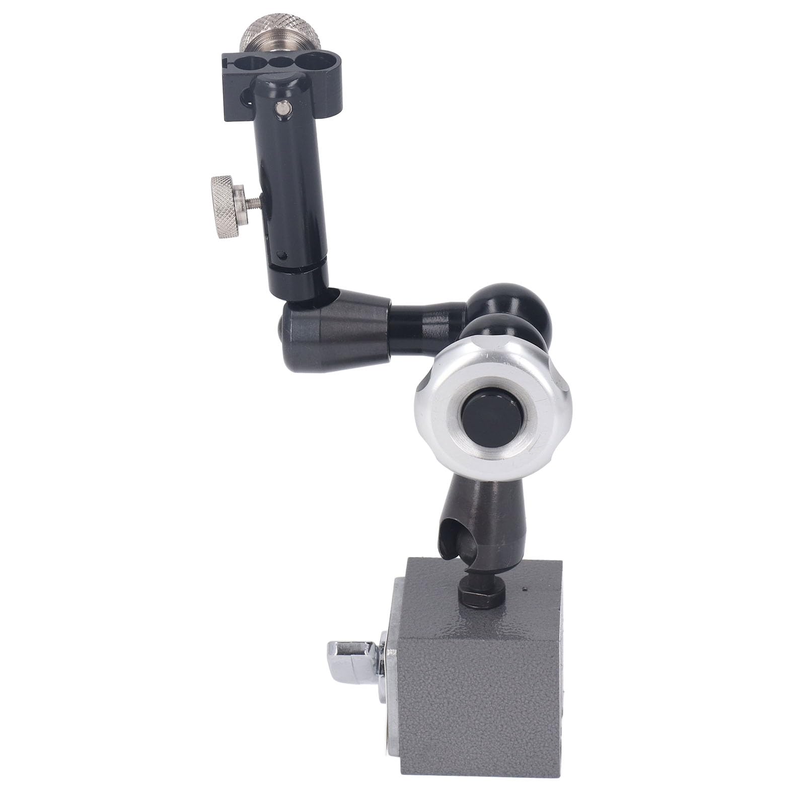 Cocoarm Uchwyt Czujnika Zegarowego Magnetyczny Uchwyt Czujnika Zegarowego z Kulistym Uniwersalnym Ramieniem do Precyzyjnego Strojenia Podstawa Magnetyczna 50 Kg do Pomiaru Przedmiotu Obrabianego