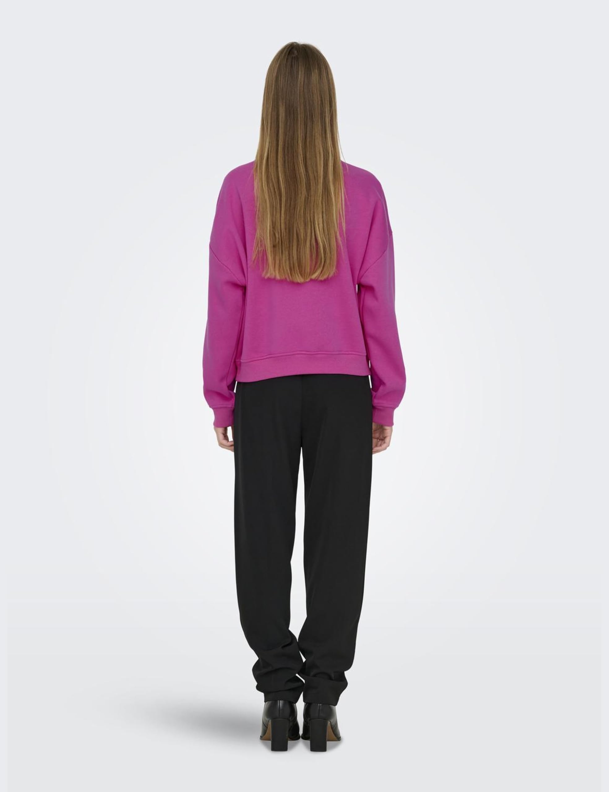 Onlsweat L/S Crew Oversize State SWT, Rose Violet, M