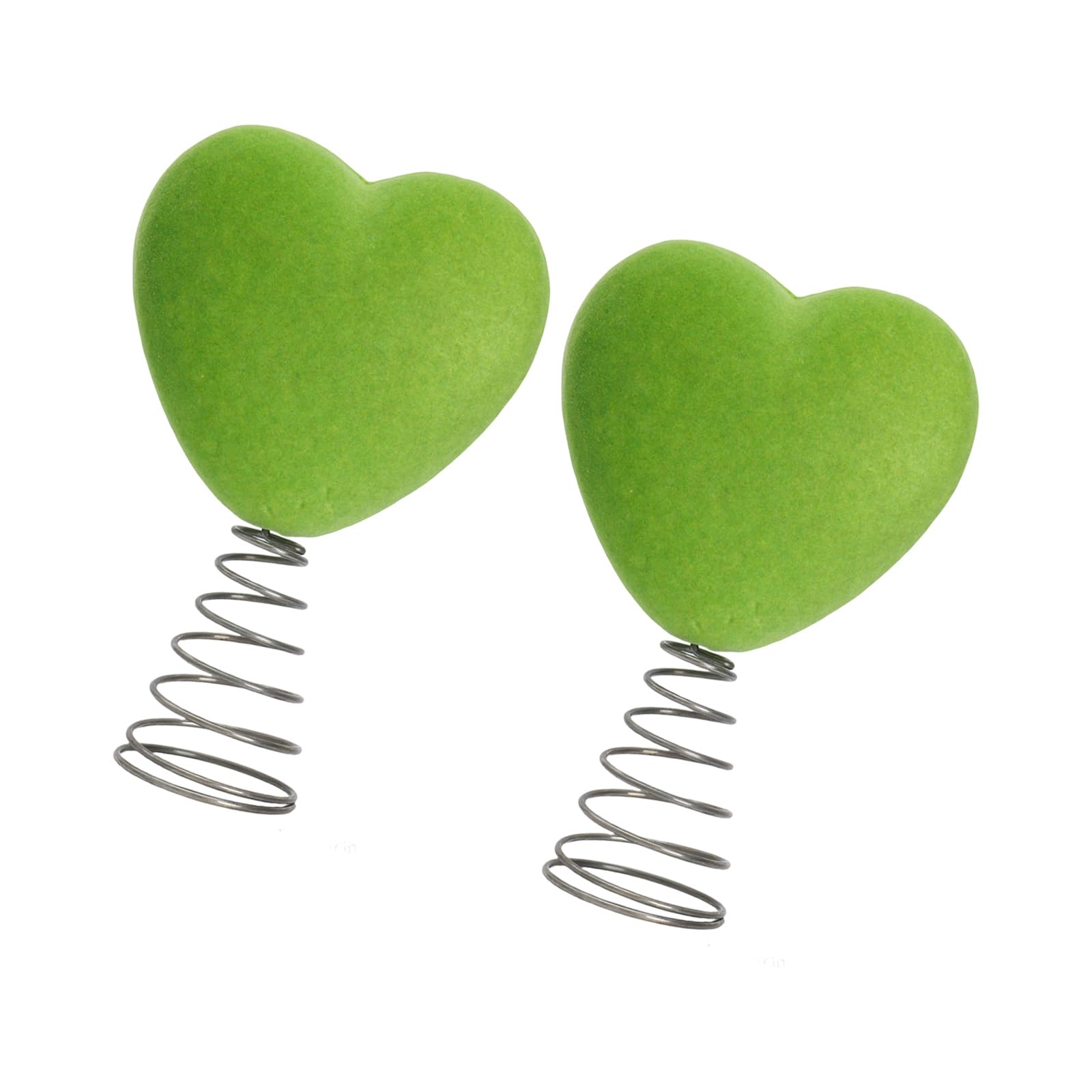 LUCKGONI Flocking Green Heart Tree Toppers Patricks Day Tree Top Ornament for Irish Festival Parties Holiday Decoration Supplies
