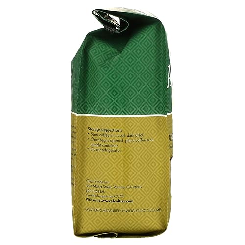 Miniatura 3 de Cafe Altura, Café orgánico, Colombia, Tostado oscuro, grano entero, 10 oz (283 g)