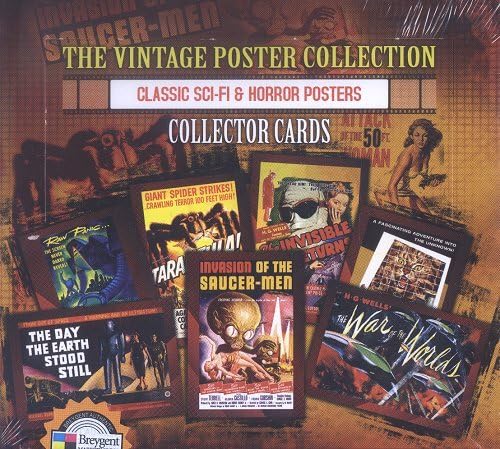 The Vintage Poster Collection "Classic Sci-Fi & Horror Posters" Collector Cards Box