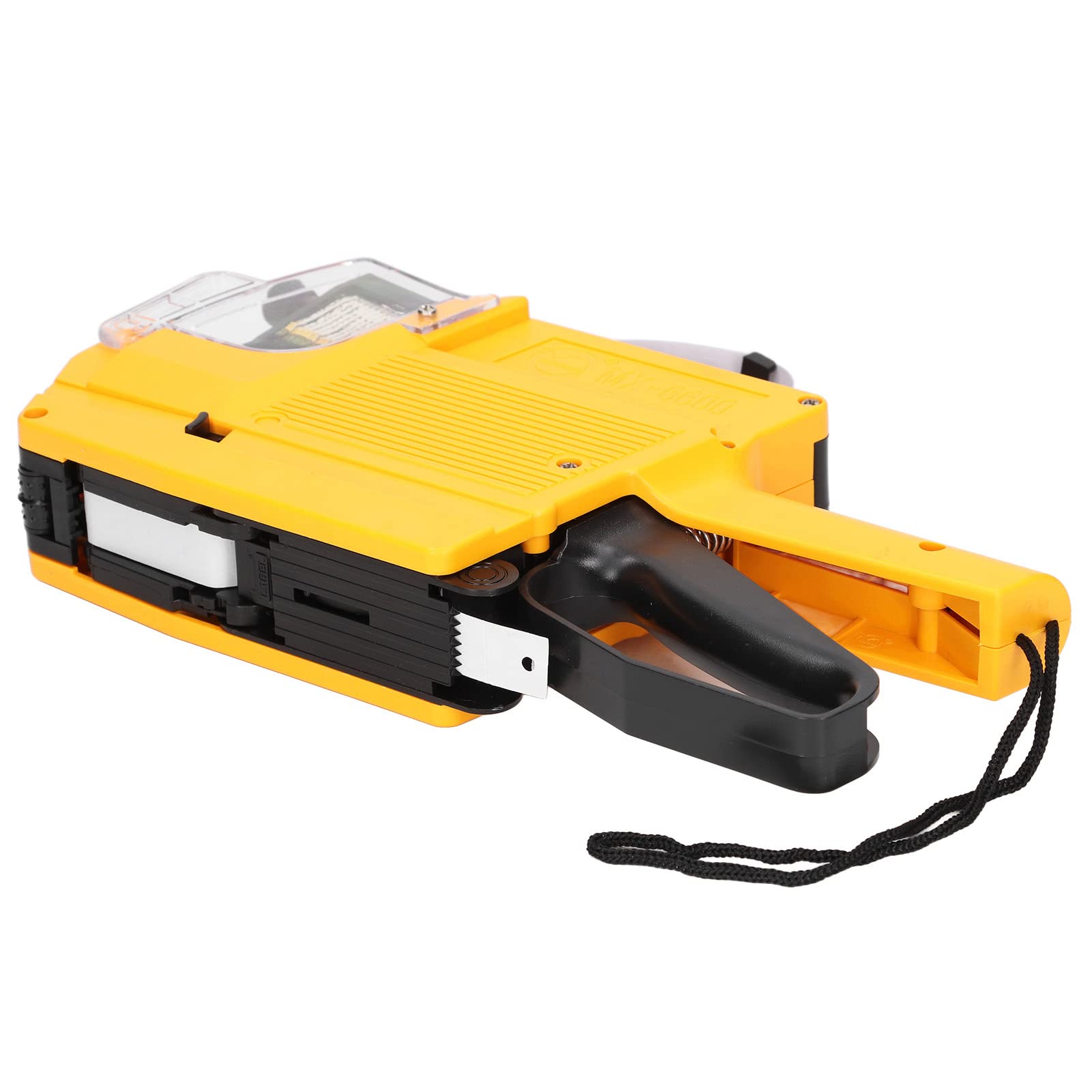Cocoarm Pistola per Cartellini del Prezzo Pistola per Etichette in ABS MX 6600 Marcatore di Prezzi a 2 Righe e 10 Cifre con Rotella di Inchiostro Ed Etichette per la Codifica dei Prodotti (YELLOW)