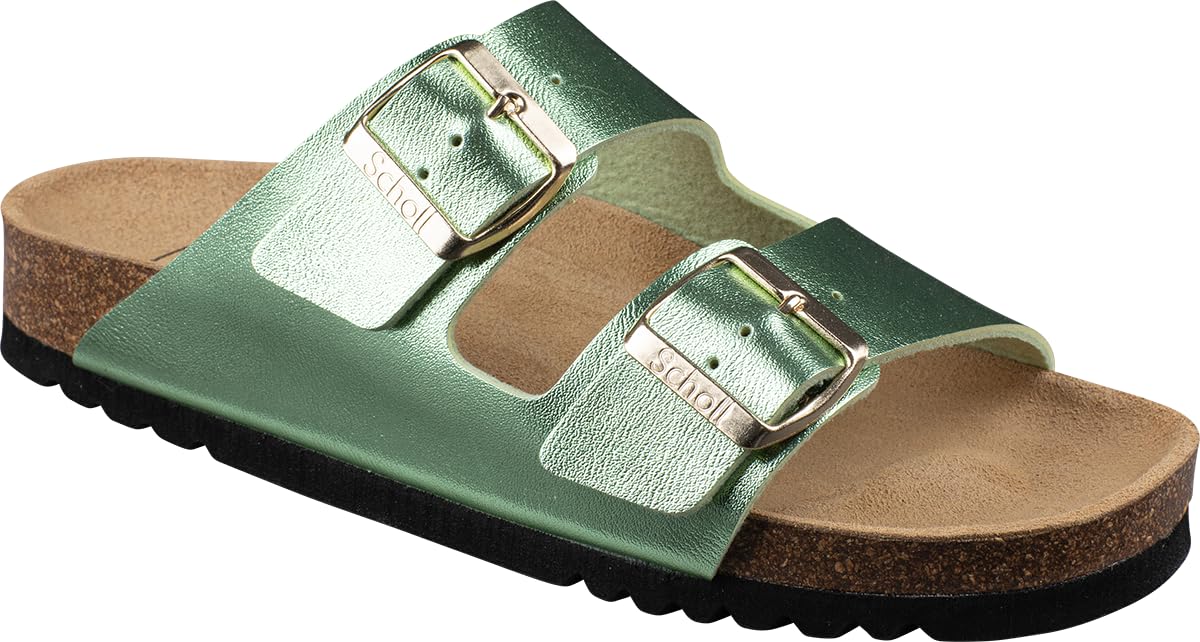 Scholl Dr Josephine Women's Sandal, Light Green, 9 UK