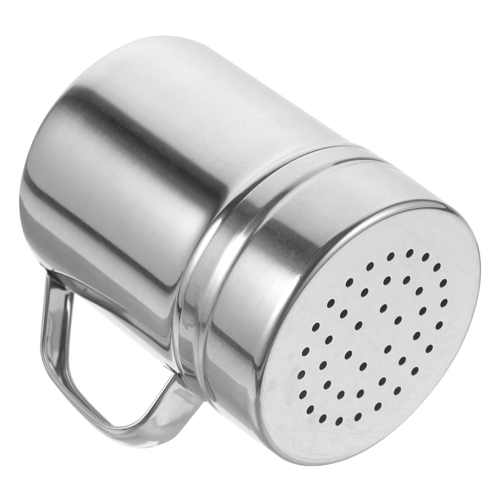 Unomor Kitchen Seasoning Jar Powder Sugar Shaker Flour Shaker Sugar Shaker Small Tank Sprinkler Spice Shaker Powdered Sugar Seasoning Shakers Large Salt Container Stainless Steel Silver