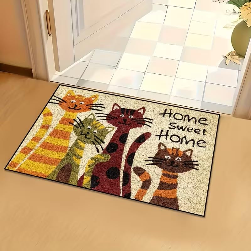 Delicada alfombra Sweet Home para entrada 50x80 cm miniatura 4