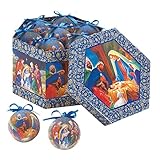 Silent Night Nativity Ornament Box Set