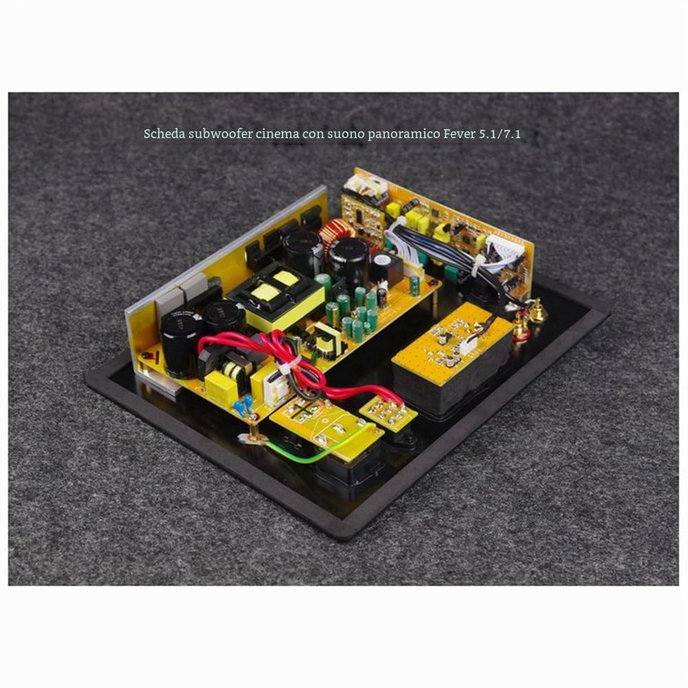 220 V HiFi Mono 350 W Subwoofer Robusta Scheda Amplificatore Digitale Pure Bass Audio Domestico Presa UE Facile da Usare