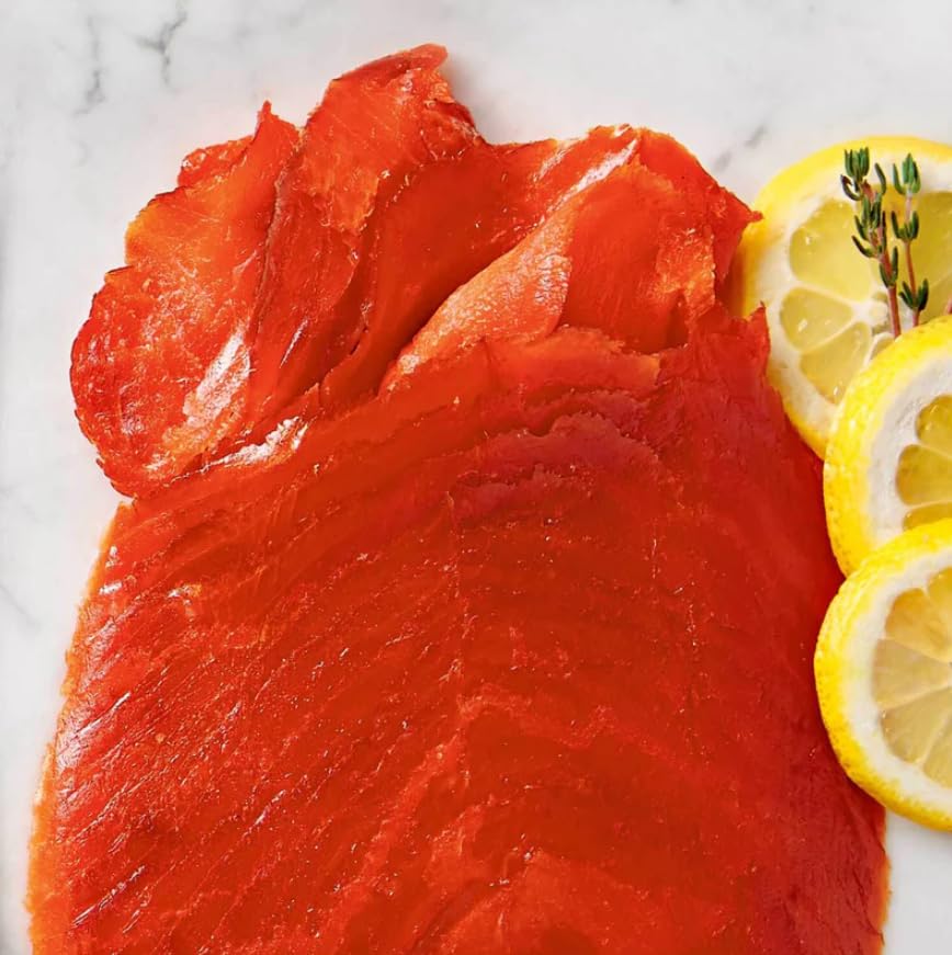 SeaBear Smoked Salmon Breakfast Platter – Wild Sockeye Salmon Lox, Buttery Bake-at-Home Croissants & Schmear – Gourmet Brunch Kit (3-in-1 Set)