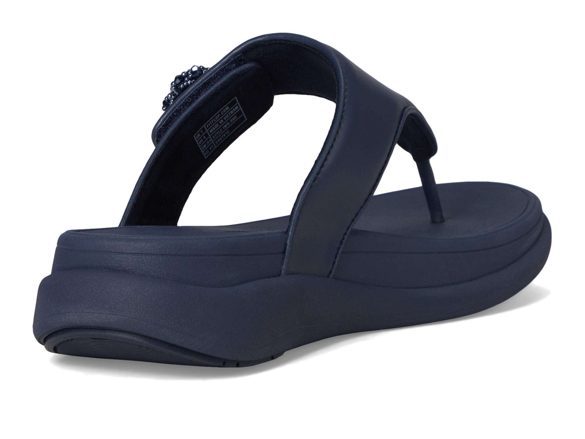 Fitflop Damen F-mode Go Beadie-button Adj. Flatform T/P SandalsSandale
