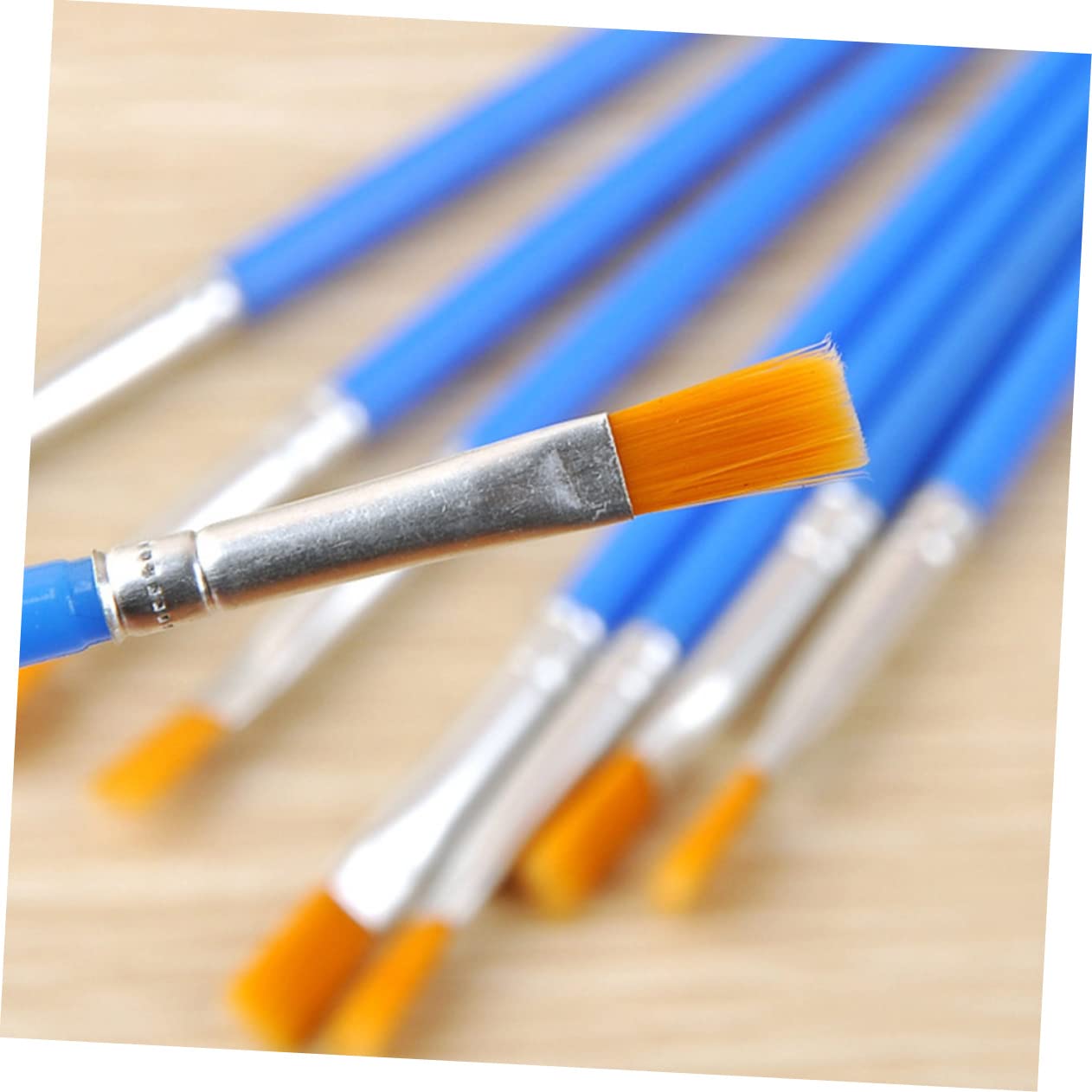 Set Pennelli per Pittura 100 Pezzi in Nylon e Plastica Pennelli Leggeri per Pittura a Olio e Arte Artigianale su Tela e Acquerello
