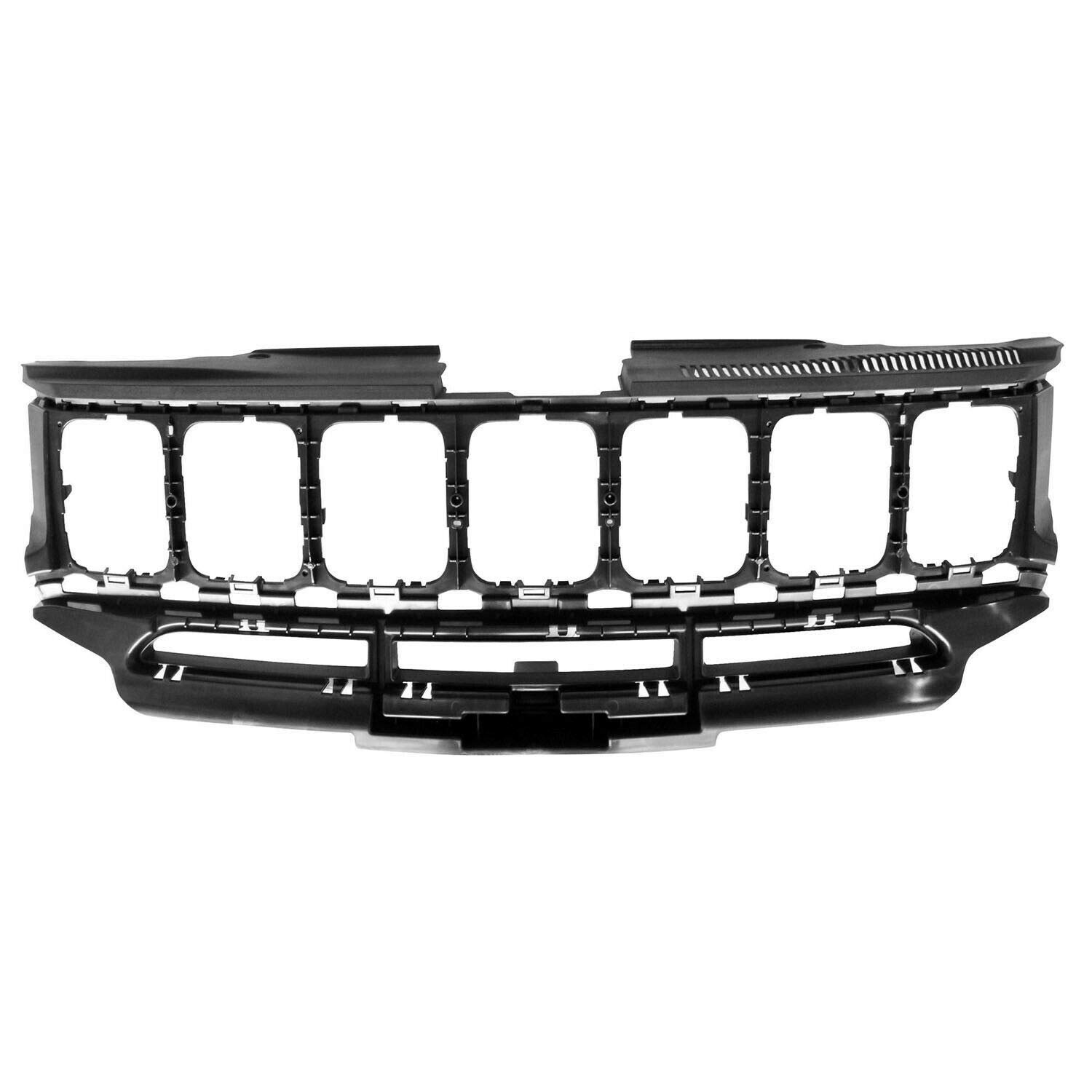 FITRITE AUTO PARTS New Grille Mounting Panel For 2017-2020 Jeep Grand Cherokee Made Of ABS Plastic, Textured-Black, For SRT/Trackhawk Models CH1223106 68264296AB