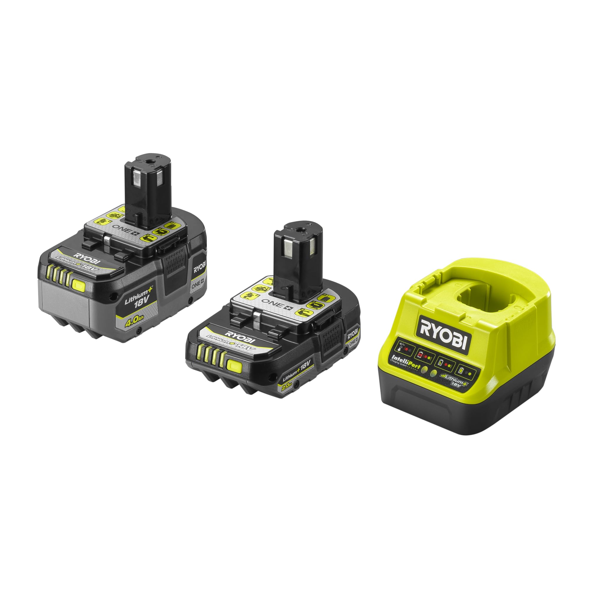 RYOBI 18V ONE+ Kit Combinado Inalámbrico 10 Herramientas – Taladro, Sierra, Multiherramienta y Más – Incluye 2 Baterías y Cargador