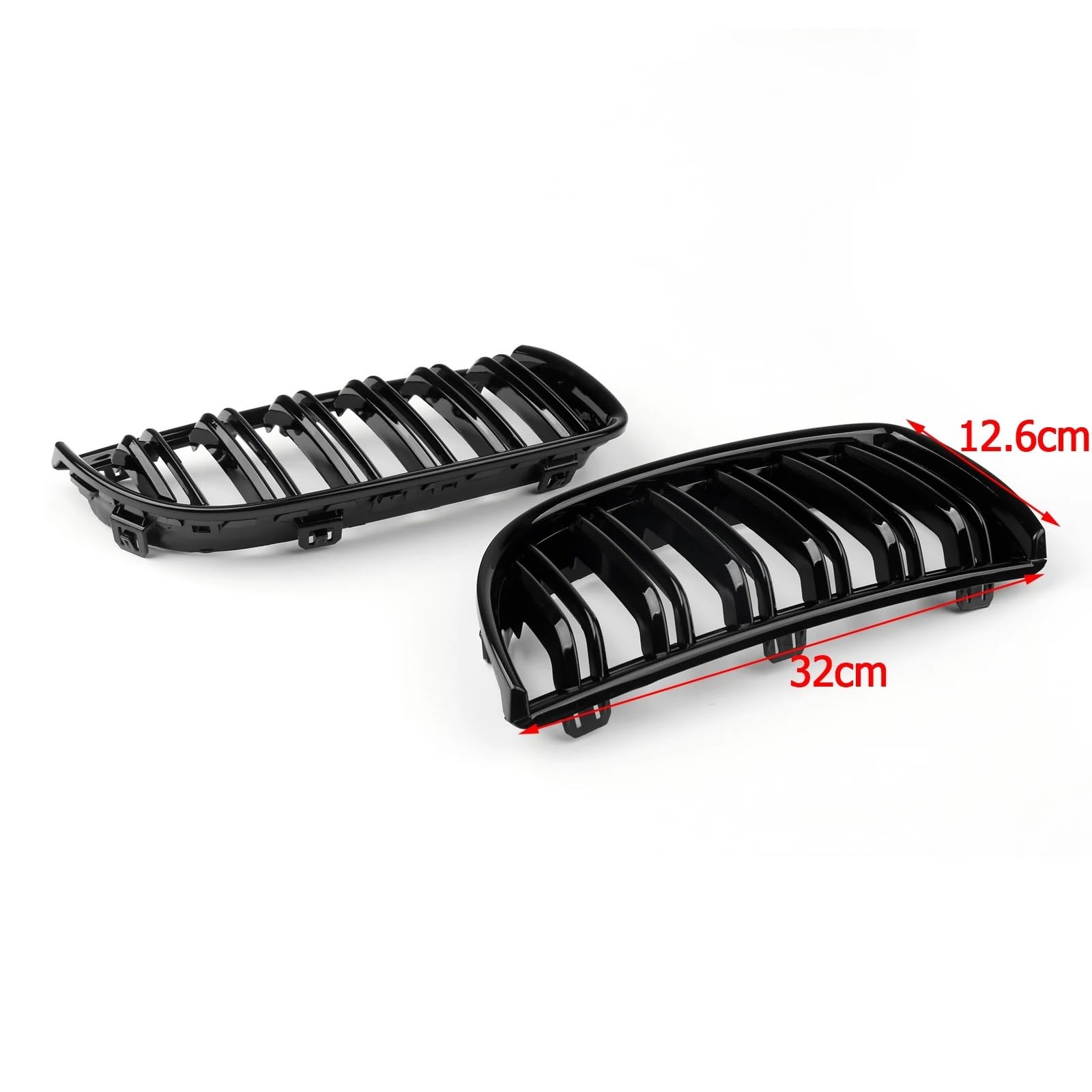 Przedni zderzak Nerka Podwójna kratka wlotu powietrza Pasuje do BMW E90 Sedan Wagon 320i 2004 2005 2006 2007