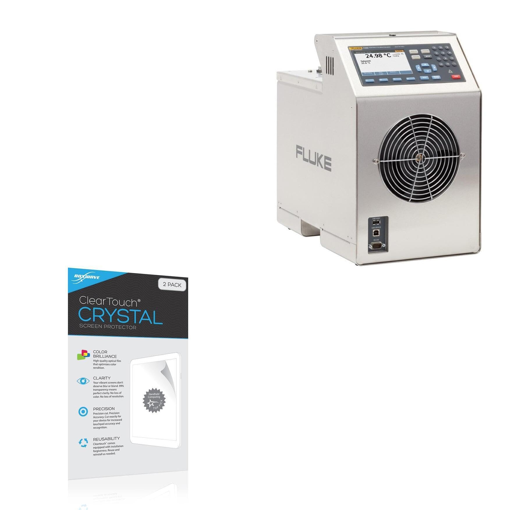 BoxWave Screen Protector Compatible with Fluke Calibration 7109A - ClearTouch Crystal (2-Pack), HD Film Skin - Shields from Scratches