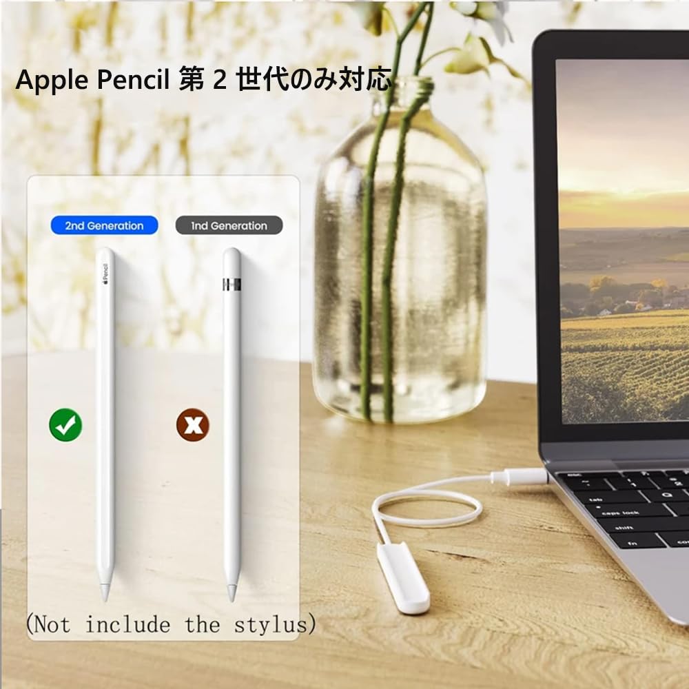 【未使用に近い】Apple Pencil 第2世代 正規品 ワイヤレス充電対応 Amazon.co.jp: TABLIKE Apple Pencil第2世代用 ワイヤレス充電器 磁気
