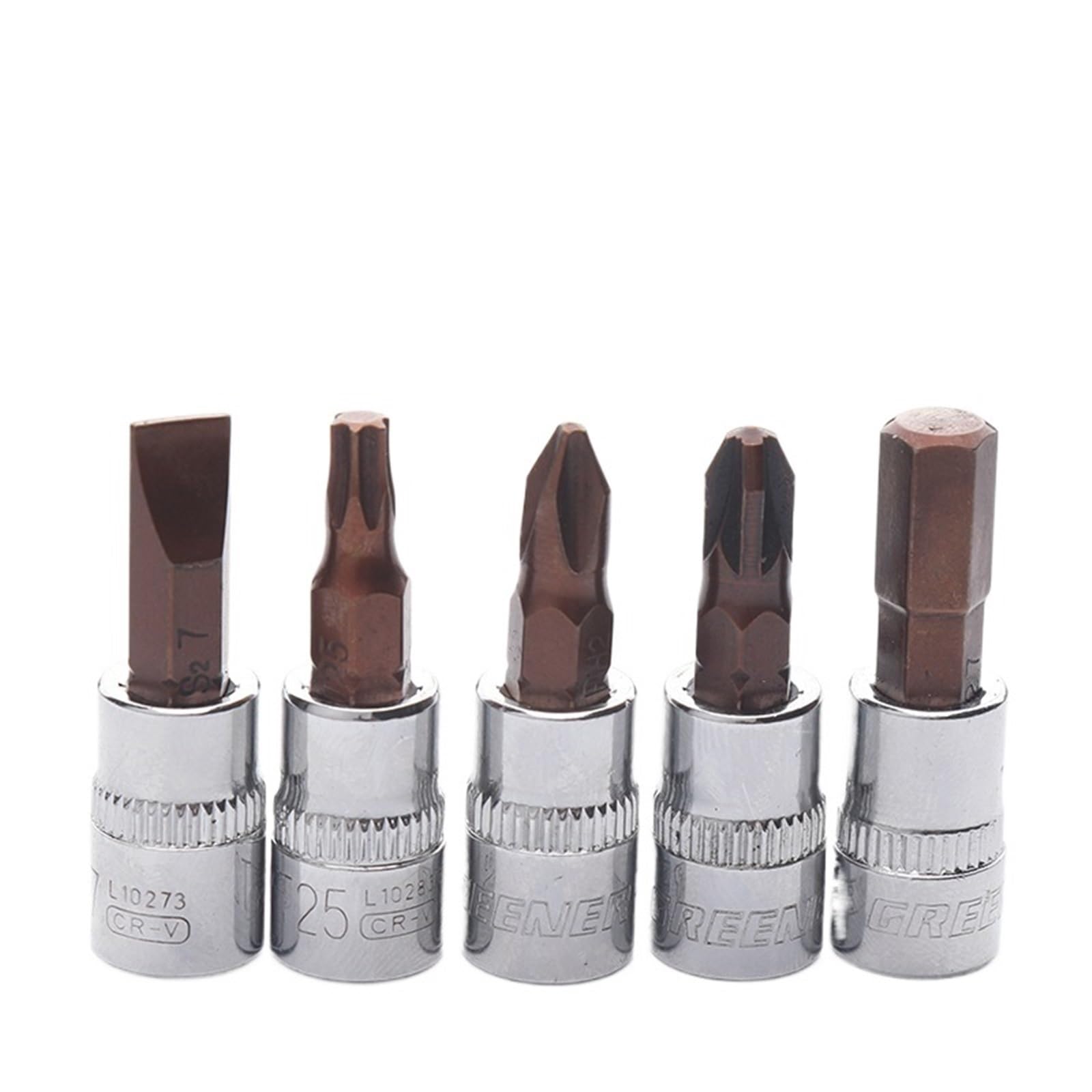 AVIMYA 1 szt. Torx Hex Phillips śrubokręt z rowkiem nasadowym Torx Star Bit 1/4" Kwadratowy klucz udarowy (kolor: 1 4-PH2)