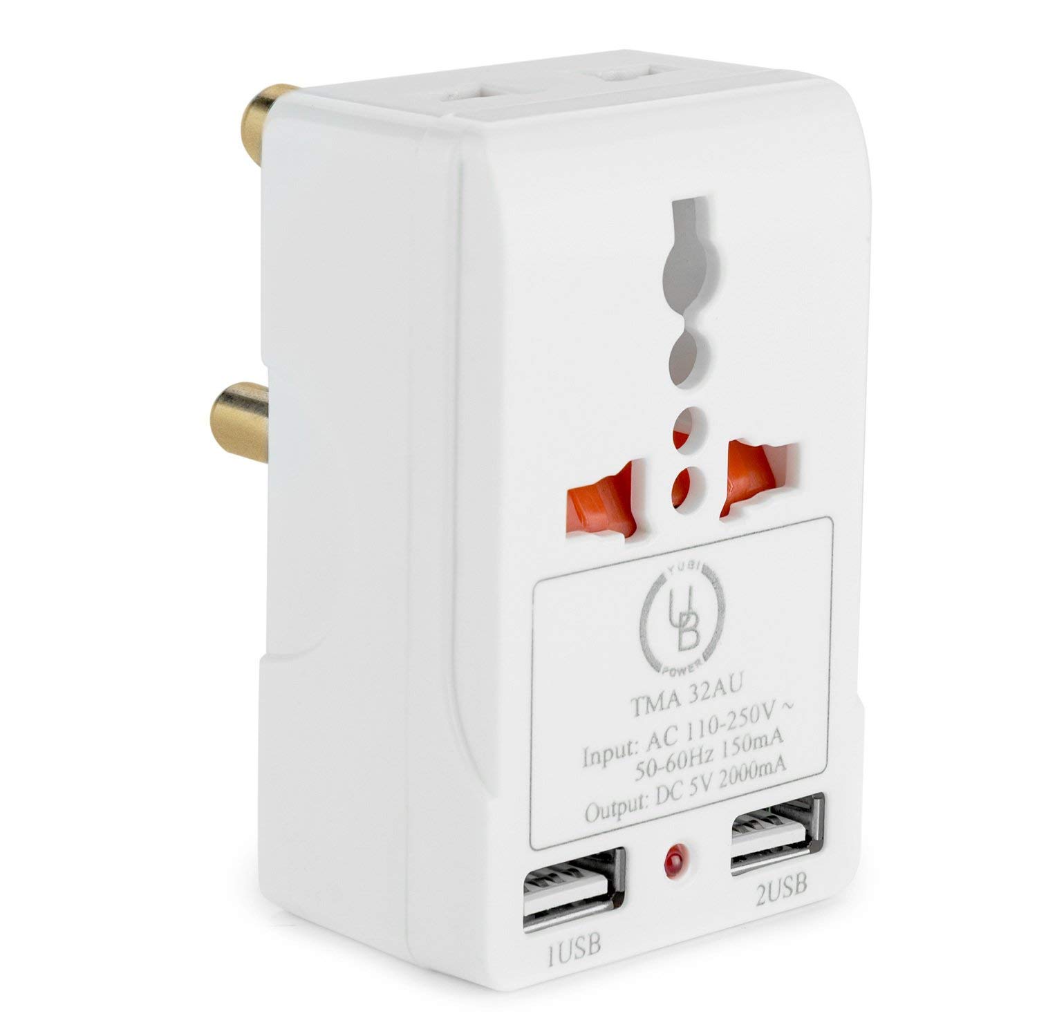 Buy South Africa Adapter by Yubi Power TMA32AU Travel Adapter with 2
