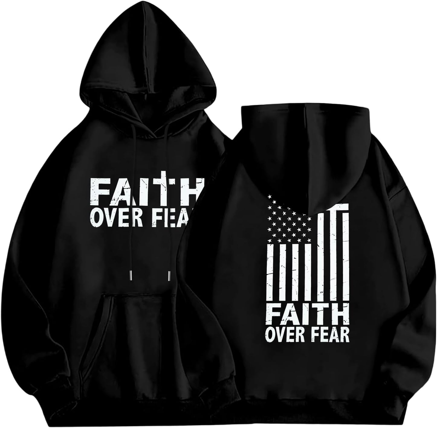 Christian Hoodies for Men Religious Faith Jesus Hoodie God Bible Verse Cross Sweatshirts Trendy Graphic Pullover - Image 5