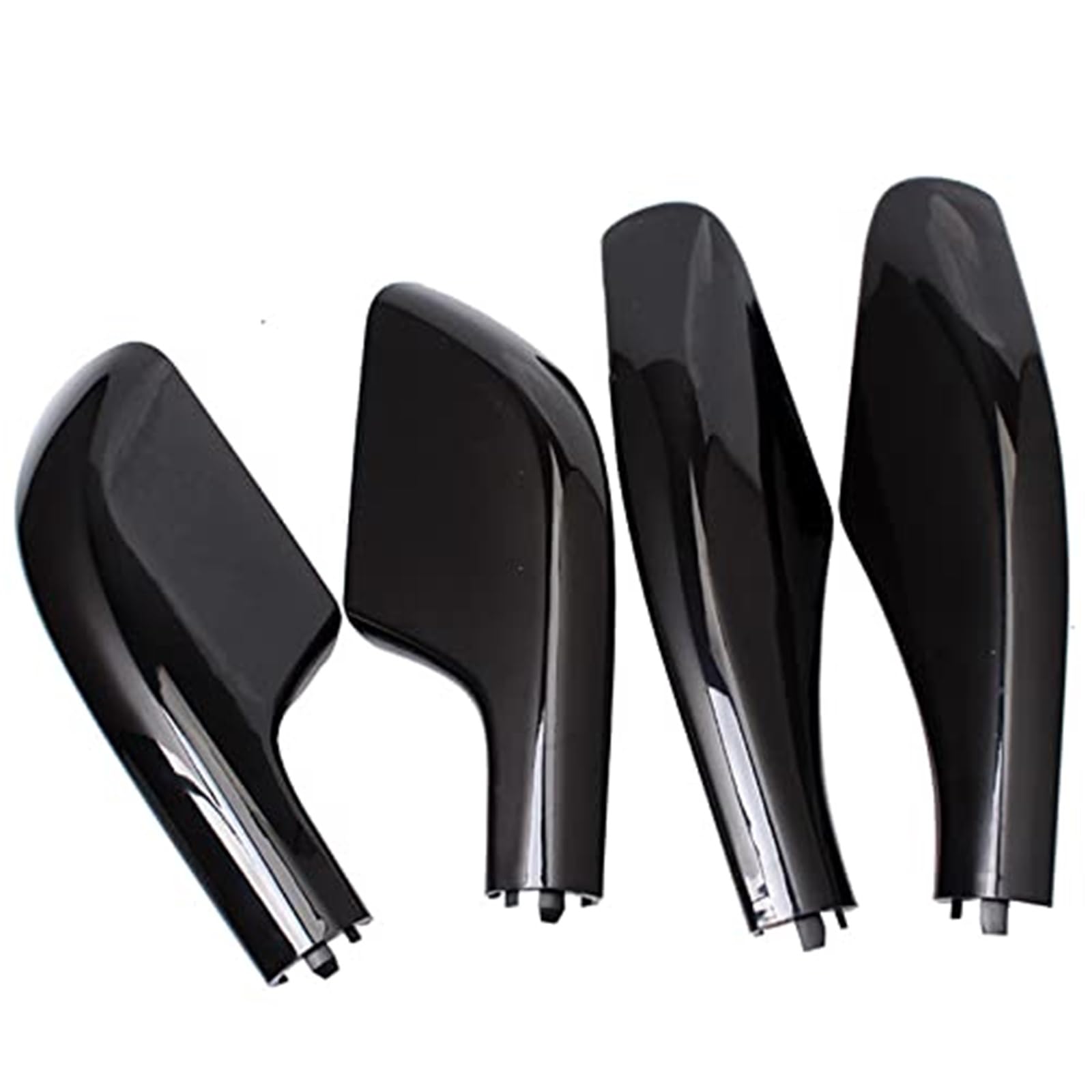 4pcs Roof Rack Bar Rail End Cap Case Exterior Accessories