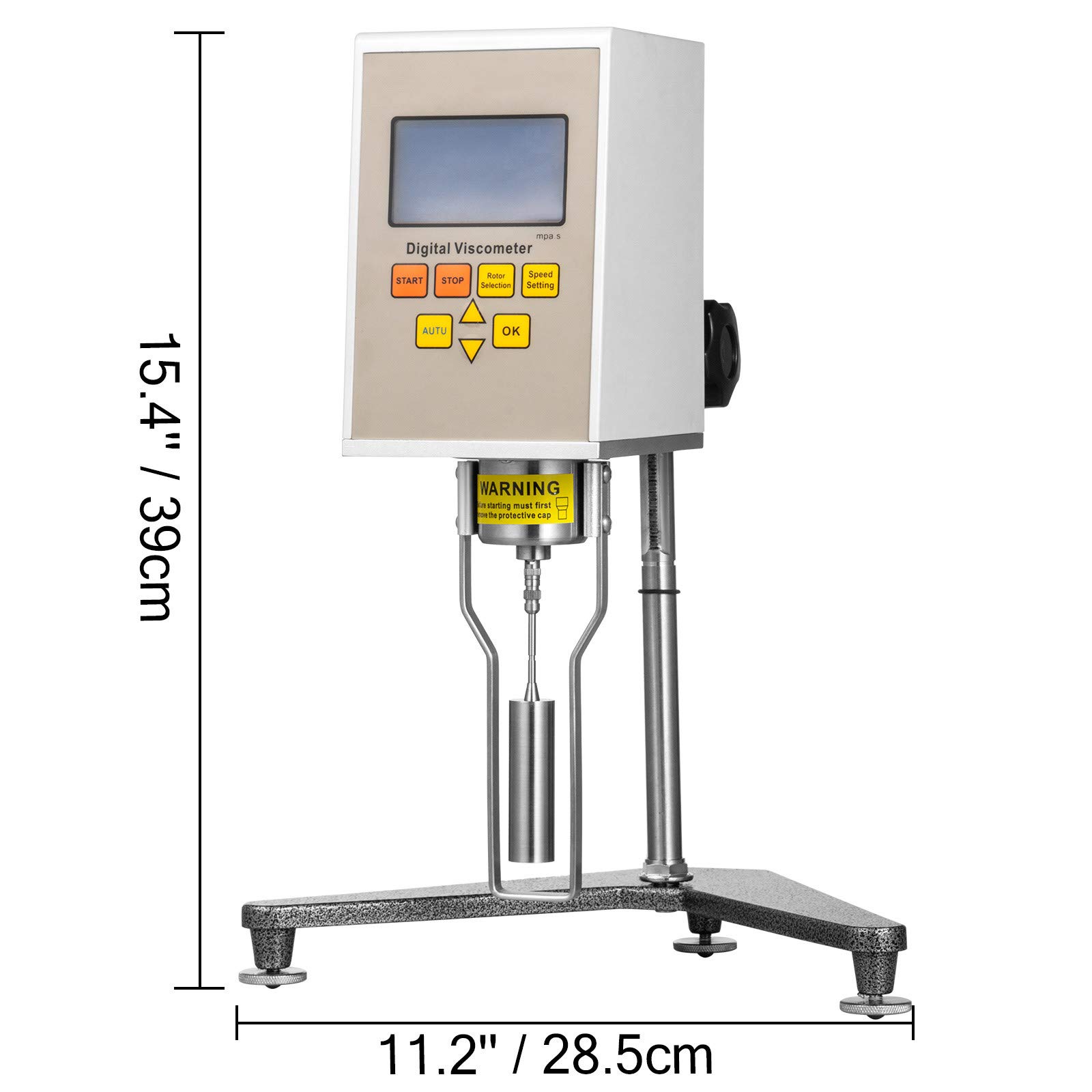 VEVOR NDJ-5S Viscosímetro Digital Rotacional 220V Probador de Viscosidad para Pintura
