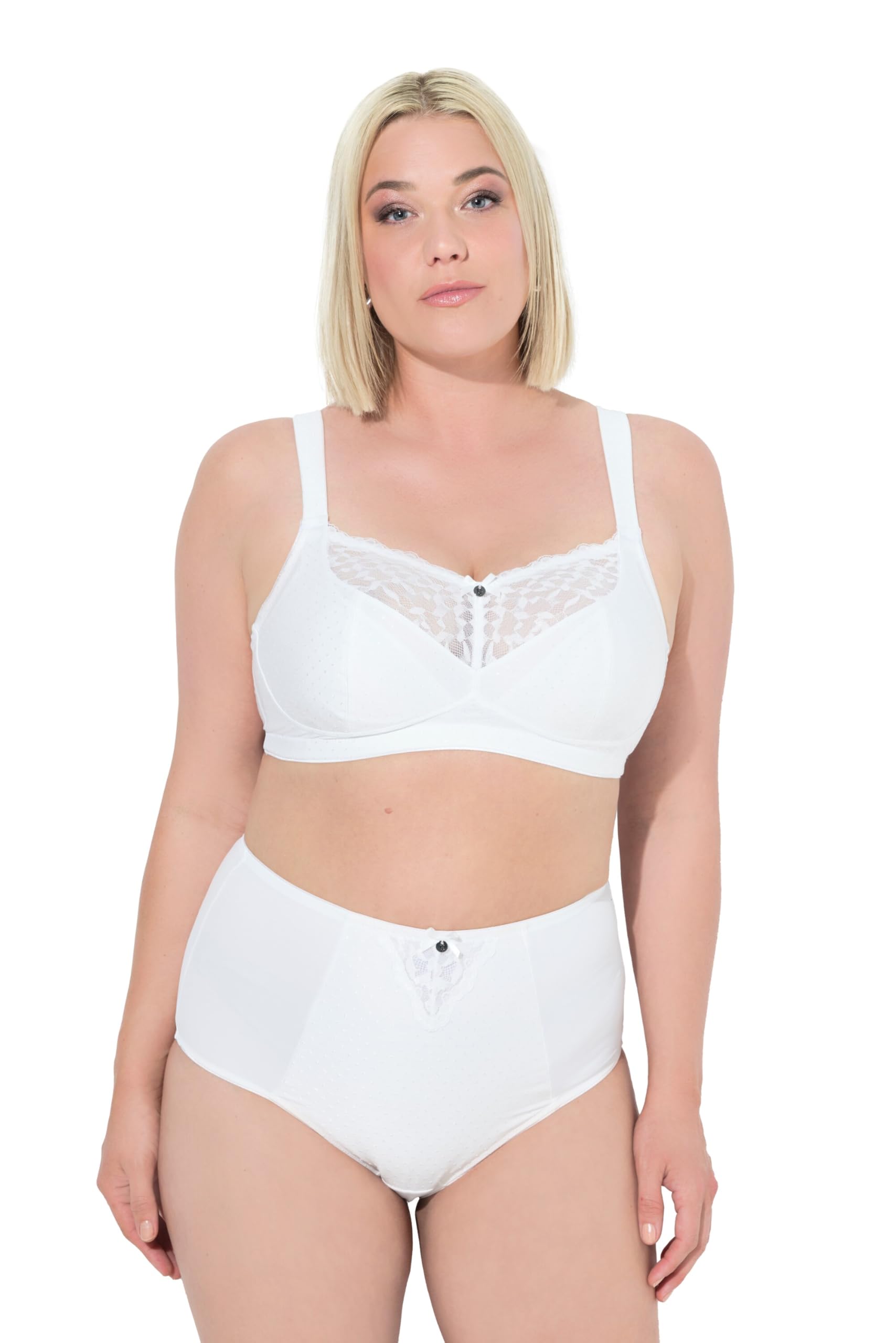 Ulla Popken Damen große Größen Übergrößen Plus Size Soft-BH, Prothesen-Funktion, bügellos 834292
