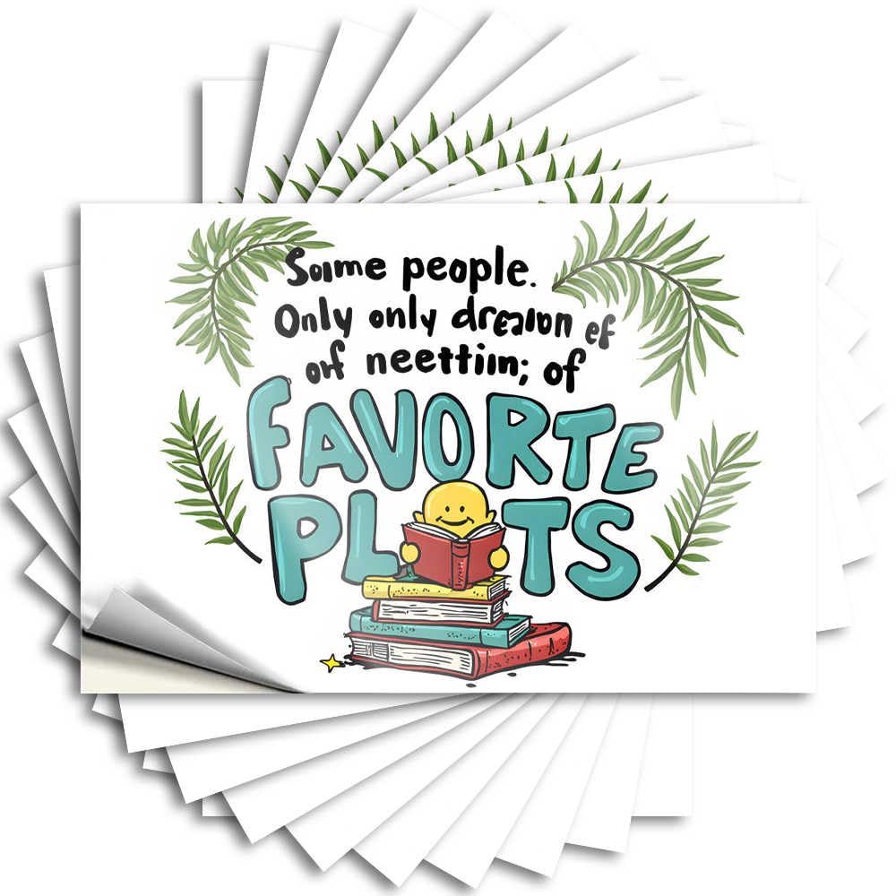 Decals Beer Stone Aesthetic Hard Whimsical Whims: Dreaming of Favorite Plots - Scratch Resistant Stickers(6X9CM)