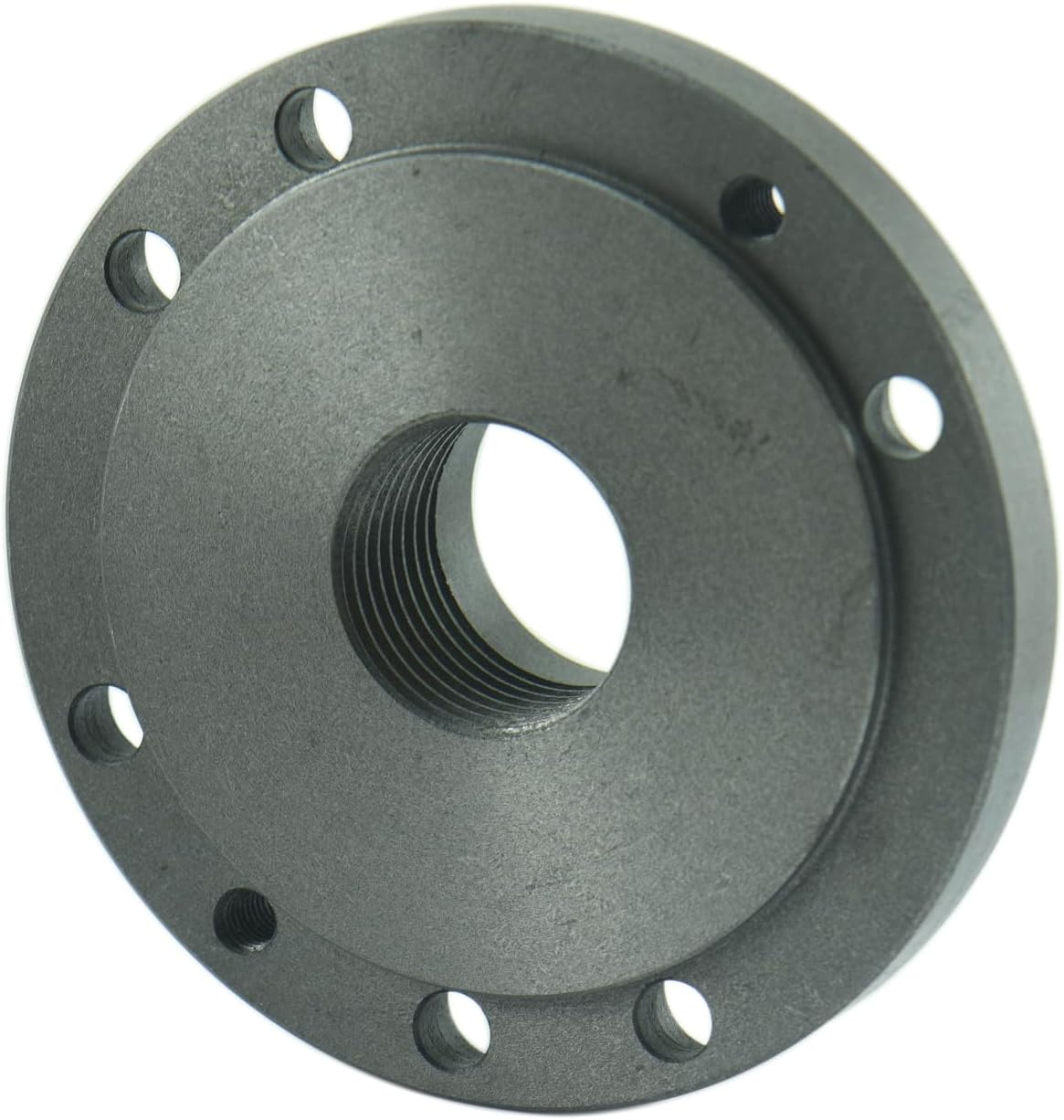 5" Fully Machined Threaded Back Plate 1-1/2-8 for 3 or 4 Jaw Self Center Chuck 202-6192 S