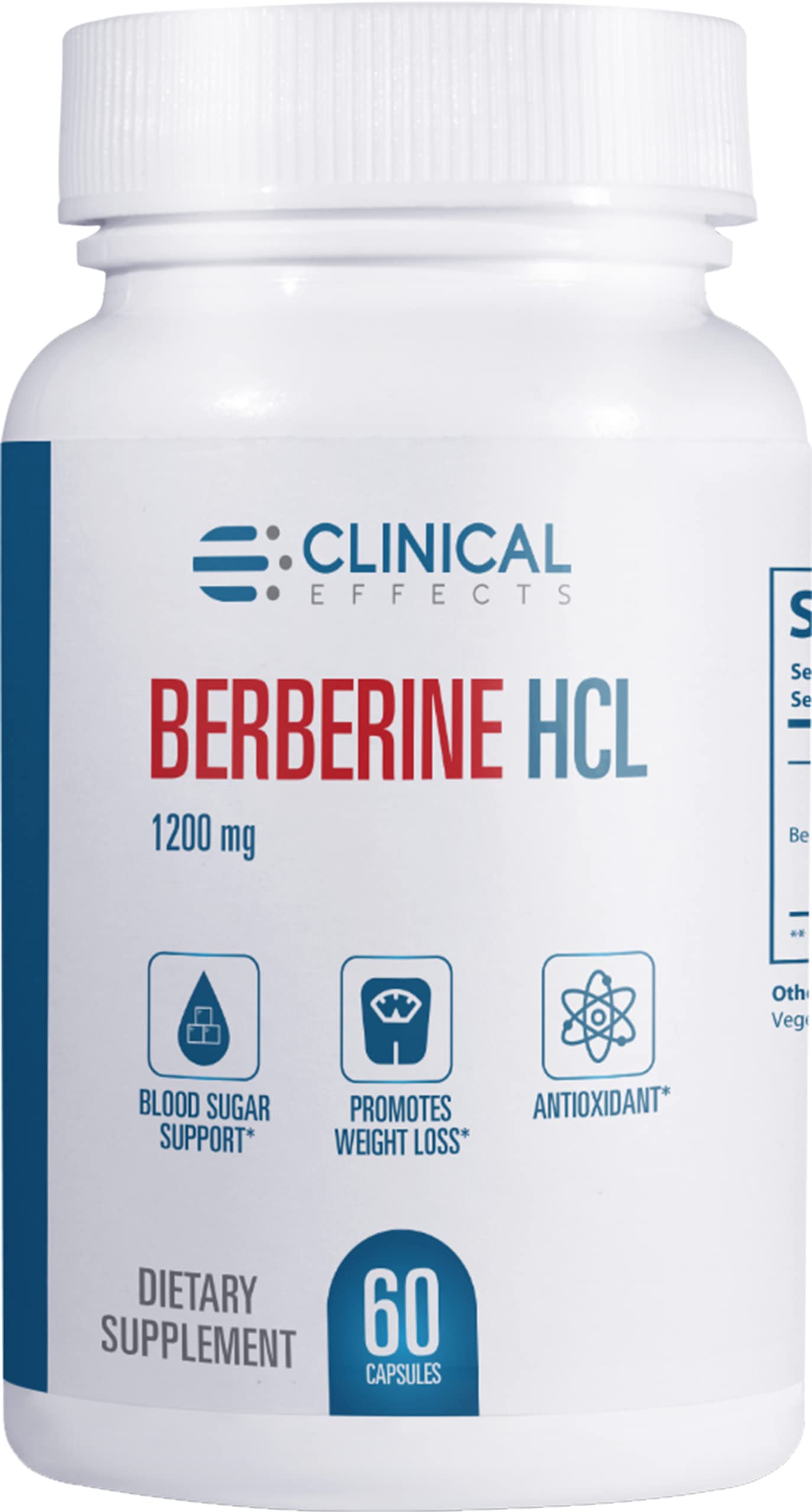 Berberine HCL - Pure Berberine 1200mg - Heart, Blood Circulation, Liver Support - Vegan Supplement to Help Lower Cholesterol and Triglycerides - 60 Veggie Capsules - Made in The USA