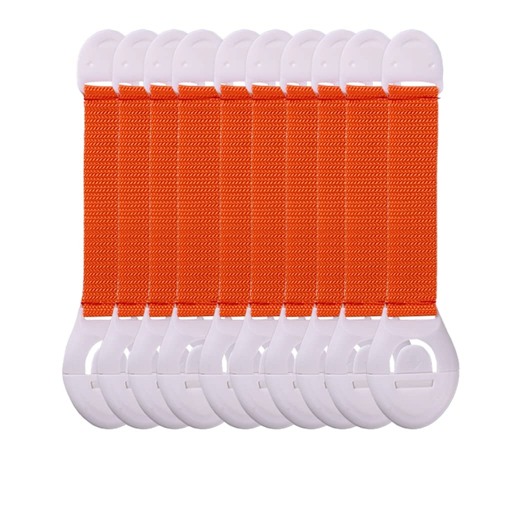 10 Piezas de protección de la Cerradura Infantil Puerta de Bloqueo Infantil Seguridad Infantil Seguridad Niño Protección de plástico Cerradura de Seguridad(3-Pack)