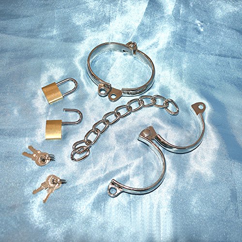 Elegante roestvrijstalen handboeien, afgerond en zwaar (heren) - Image 7