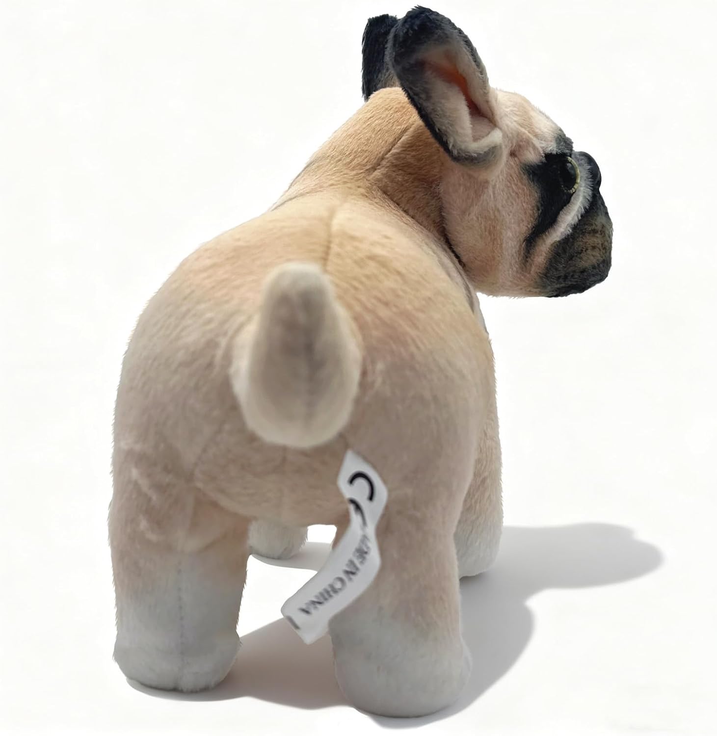 Realistic French Bulldog Stuffed Animal - Soft Dog Plush Toy, Cute Frenchie Puppy Doll for Kids, Dog Lovers & Gifts, Lifelike Design, 9 inches - Image 6
