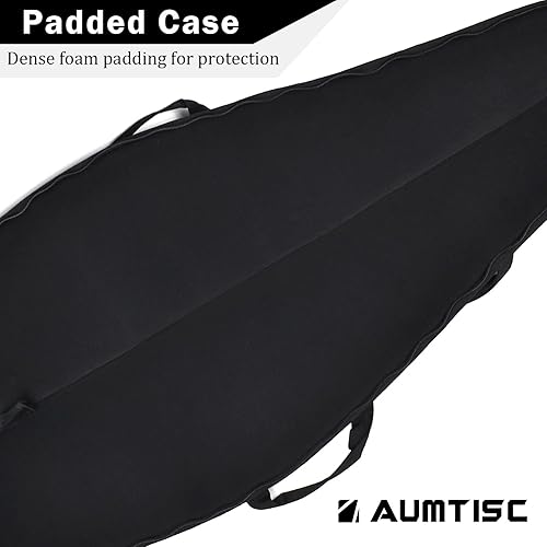 Miniatura 4 de AUMTISC Funda suave para pistola de rifle de 414549 pulgadas, bolsa de transporte para rifles de alcance con correa de hombro ajustable y bolsillo