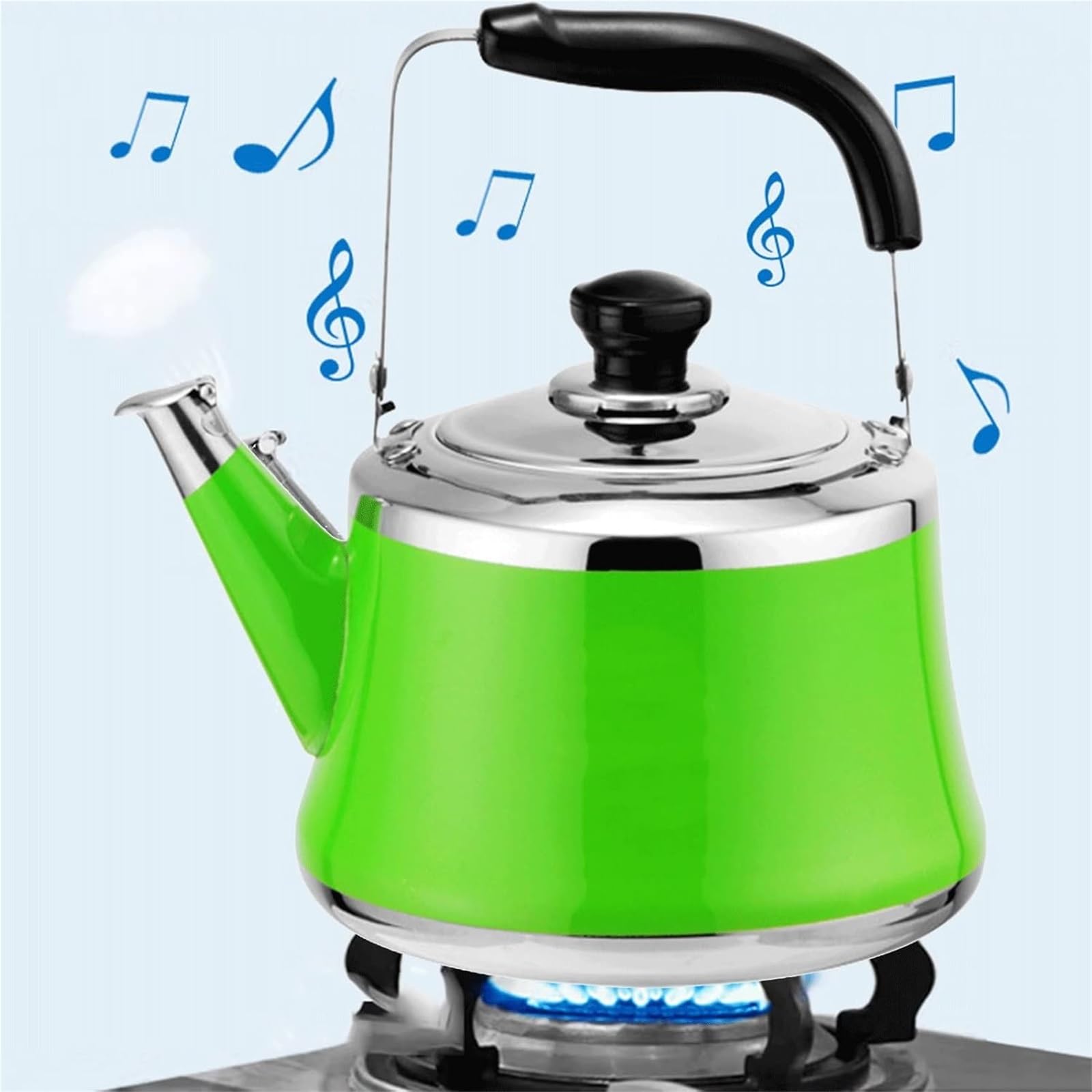 Gwizdek ze stali nierdzewnej, czajniczek(Green,5l)