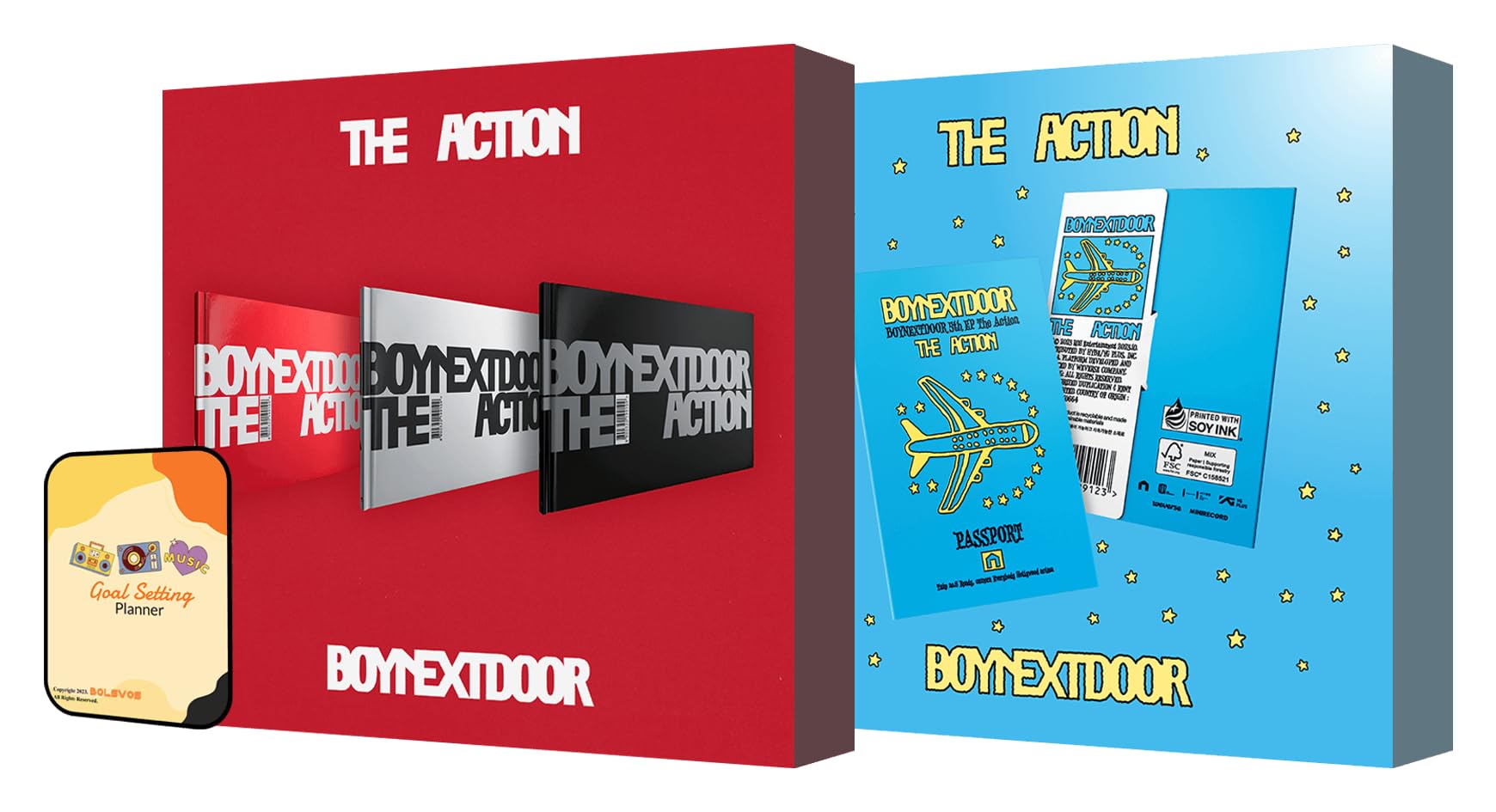 BOYNEXTDOOR Album - The Action Play + Loading + Pause +Weverse