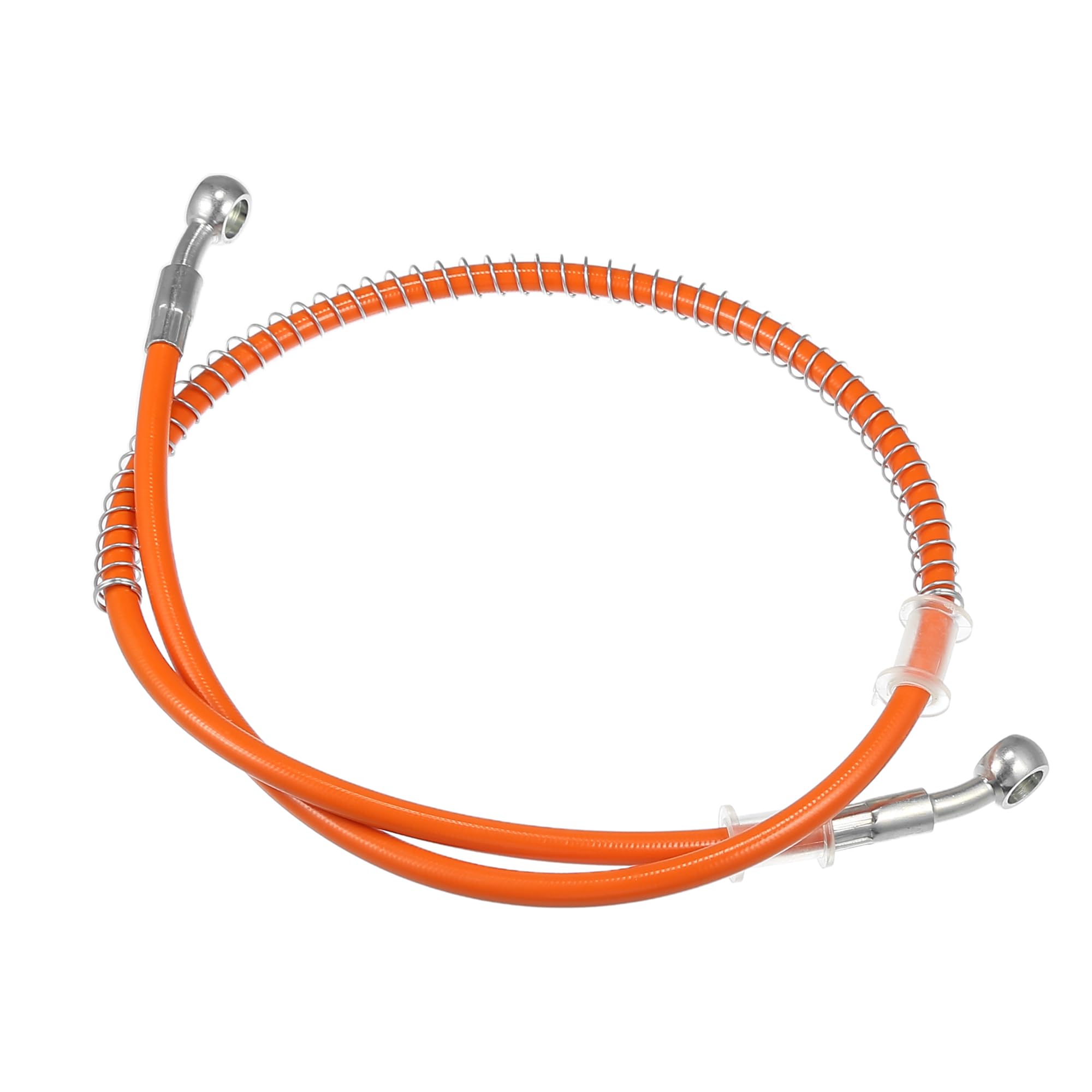 X AUTOHAUX 80cm AN3 M10 Car Hydraulic Brake Line Oil Hose Pipe Fitting