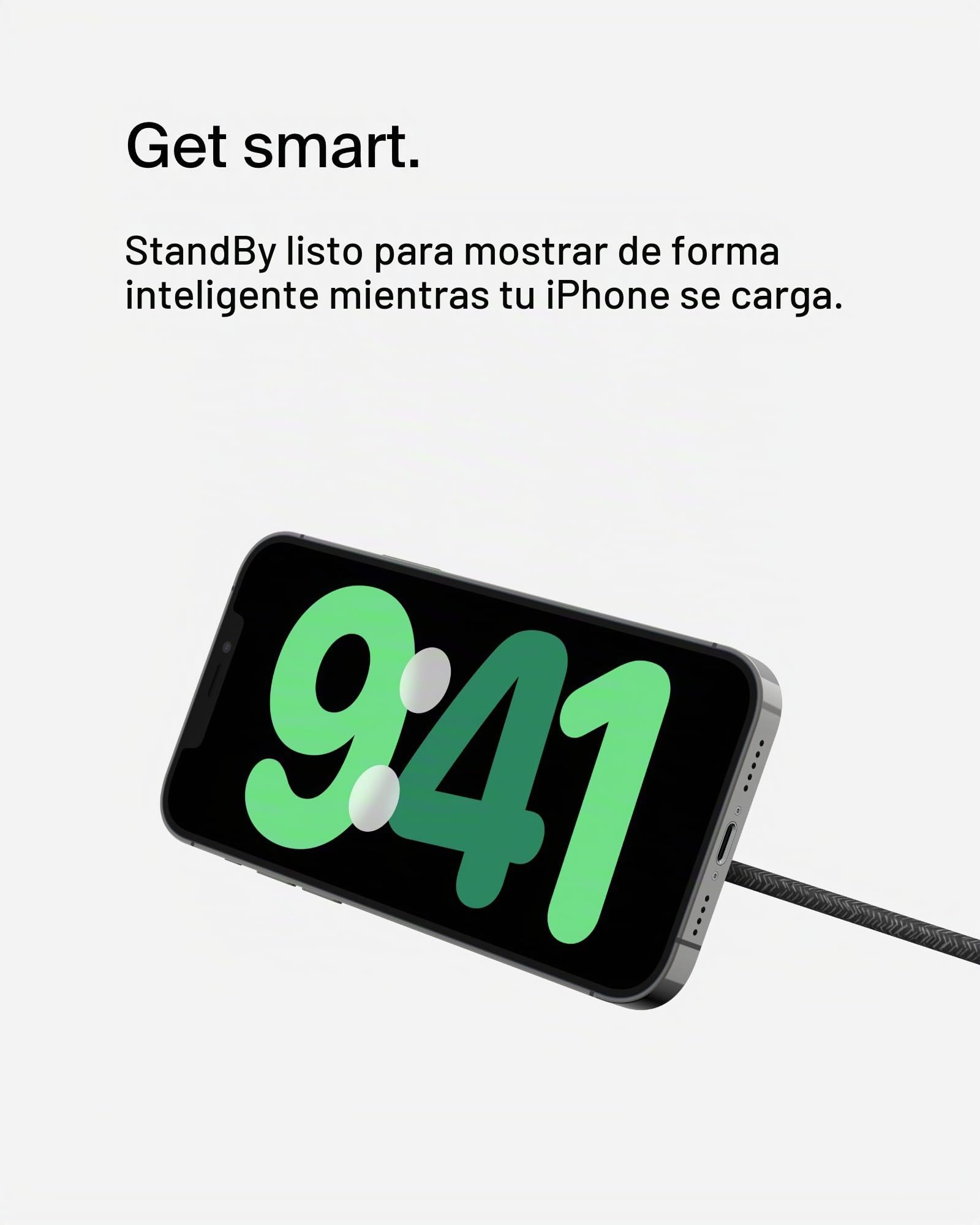 Belkin base de carga inalámbrica portátil con MagSafe (carga rápida de hasta 15 W, soporte, compatible con iPhone 13, 13 Pro Max y mini, fuente de alimentación no incluida), negro