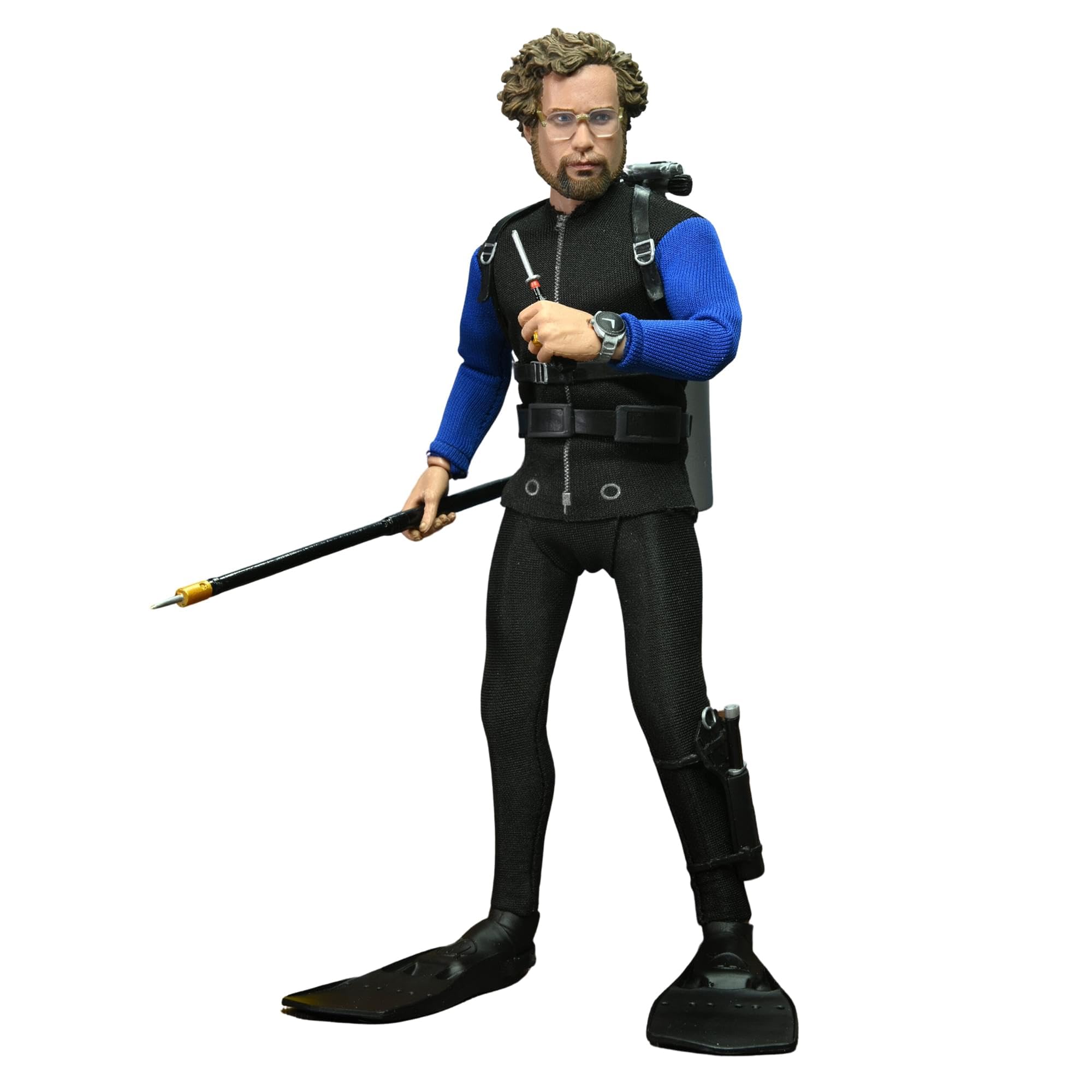 Amazon.com: NECA Jaws Shark CAGE Hooper 8IN Clothed Action Figure